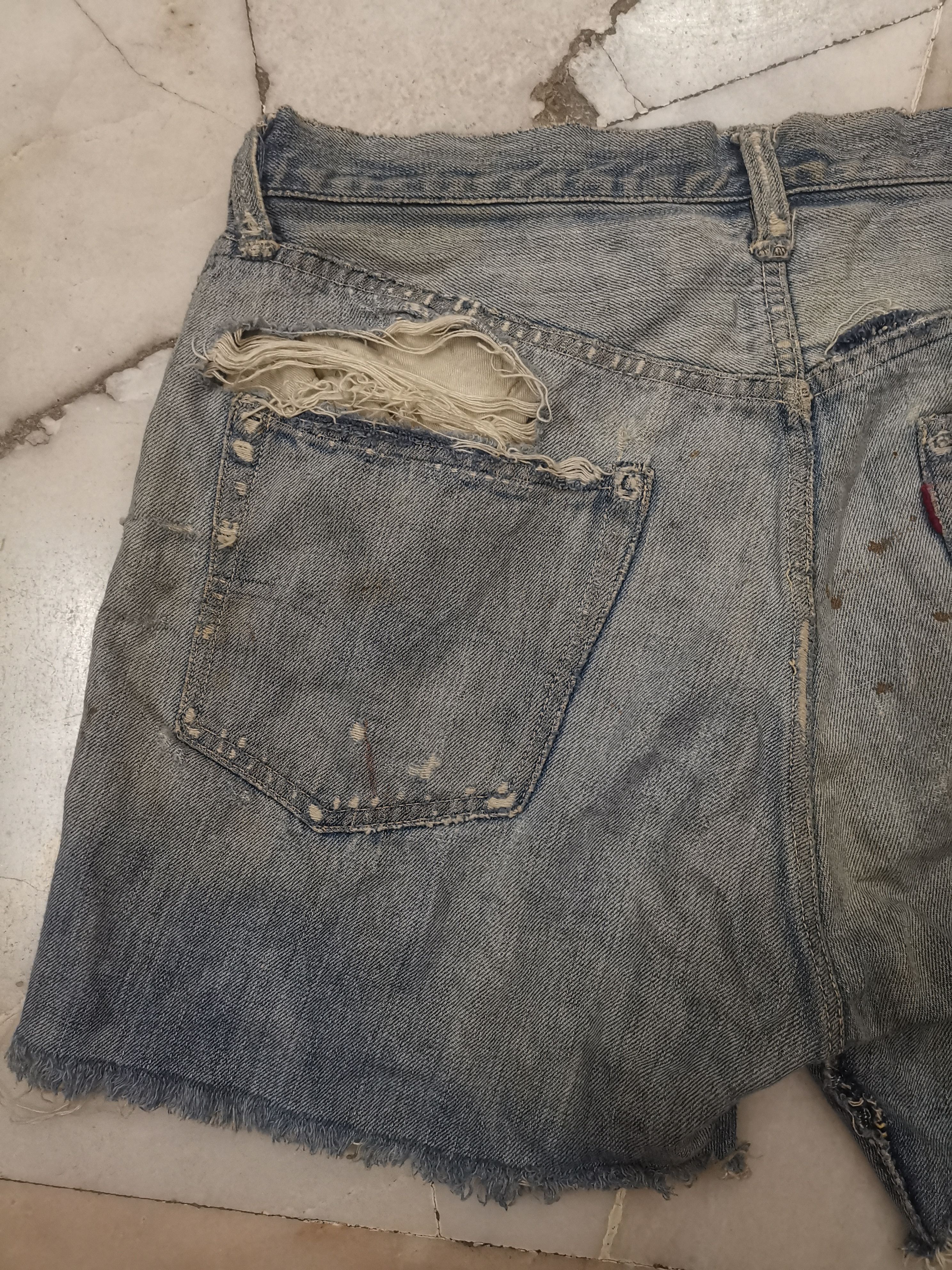 Levi's 50s Vtg Levis 501XX Stamped '... ' Button Hidden Rivets Size US 33 - 6 Thumbnail