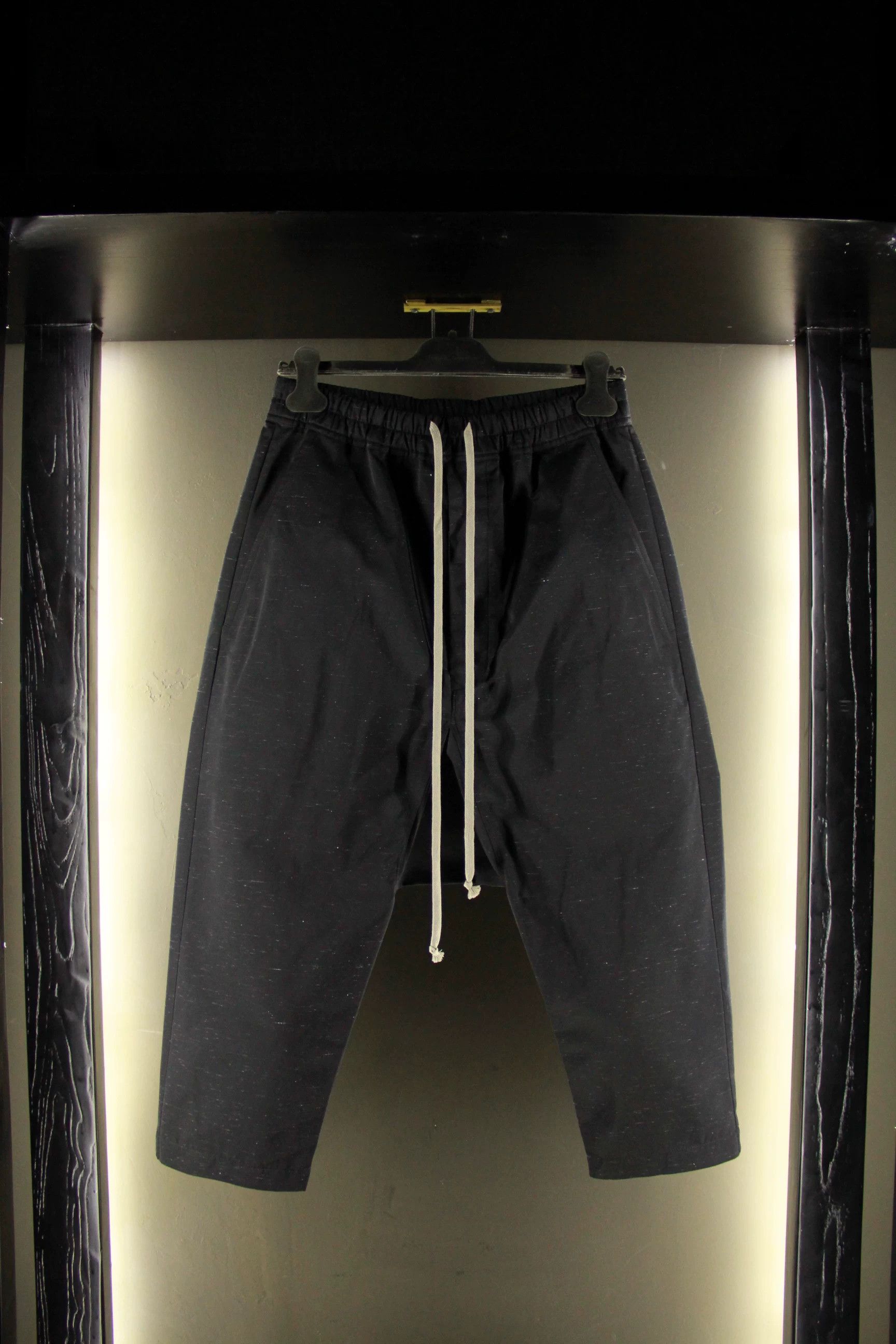 Rick Owens Rick Owens Black Casual Pants Men 30 Size US 30 / EU 46 - 1 Thumbnail