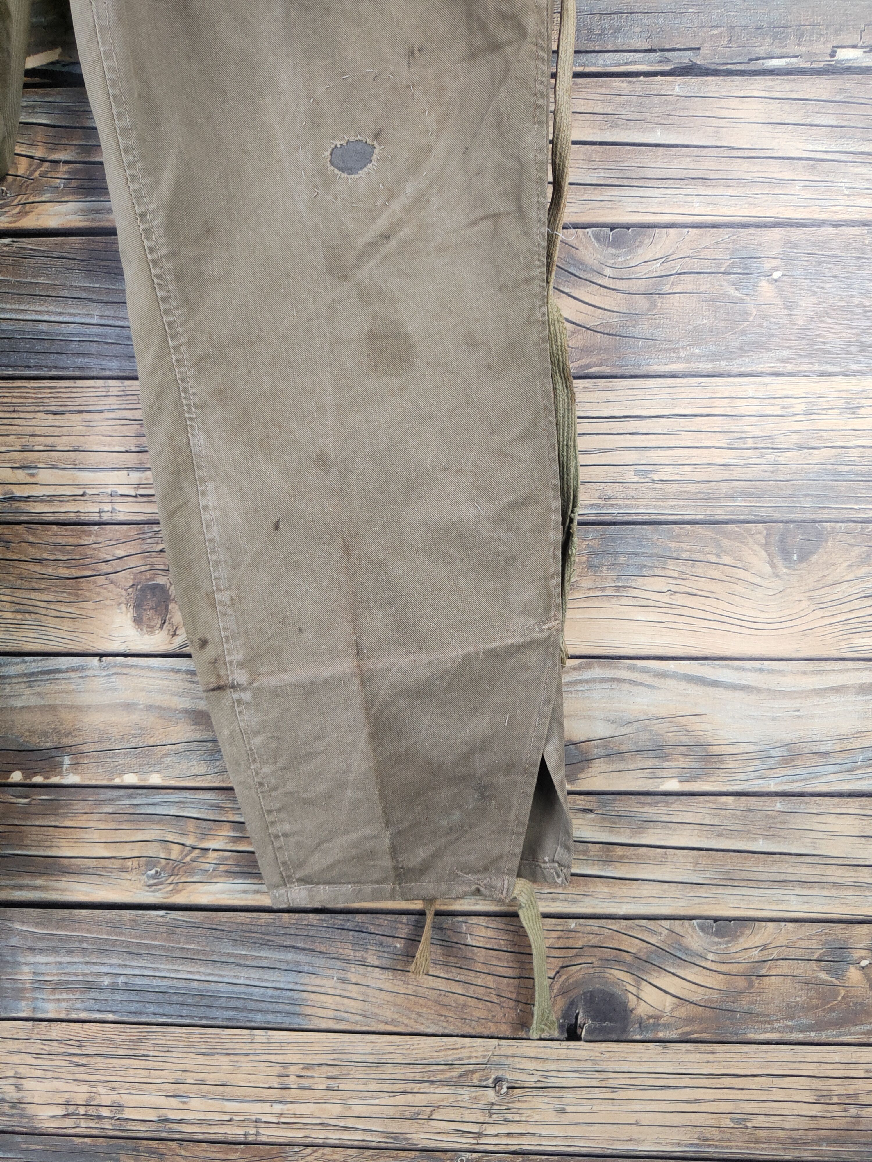 Vintage DL Japan vintage military worker Olive cargo Pants #W1790 Size US 30 / EU 46 - 6 Thumbnail