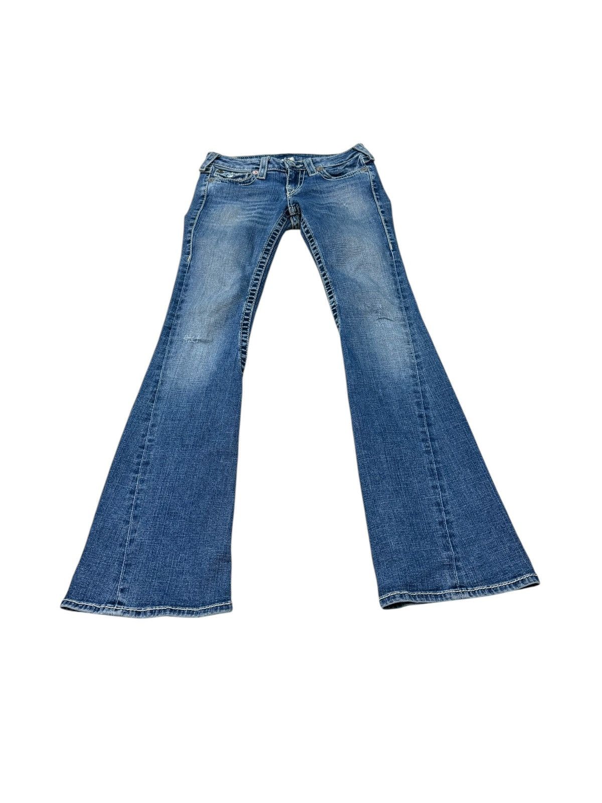 True Religion × Vintage VINTAGE TRUE RELIGION FLARE JEANS Size 28" / US 6 / IT 42 - 4 Thumbnail