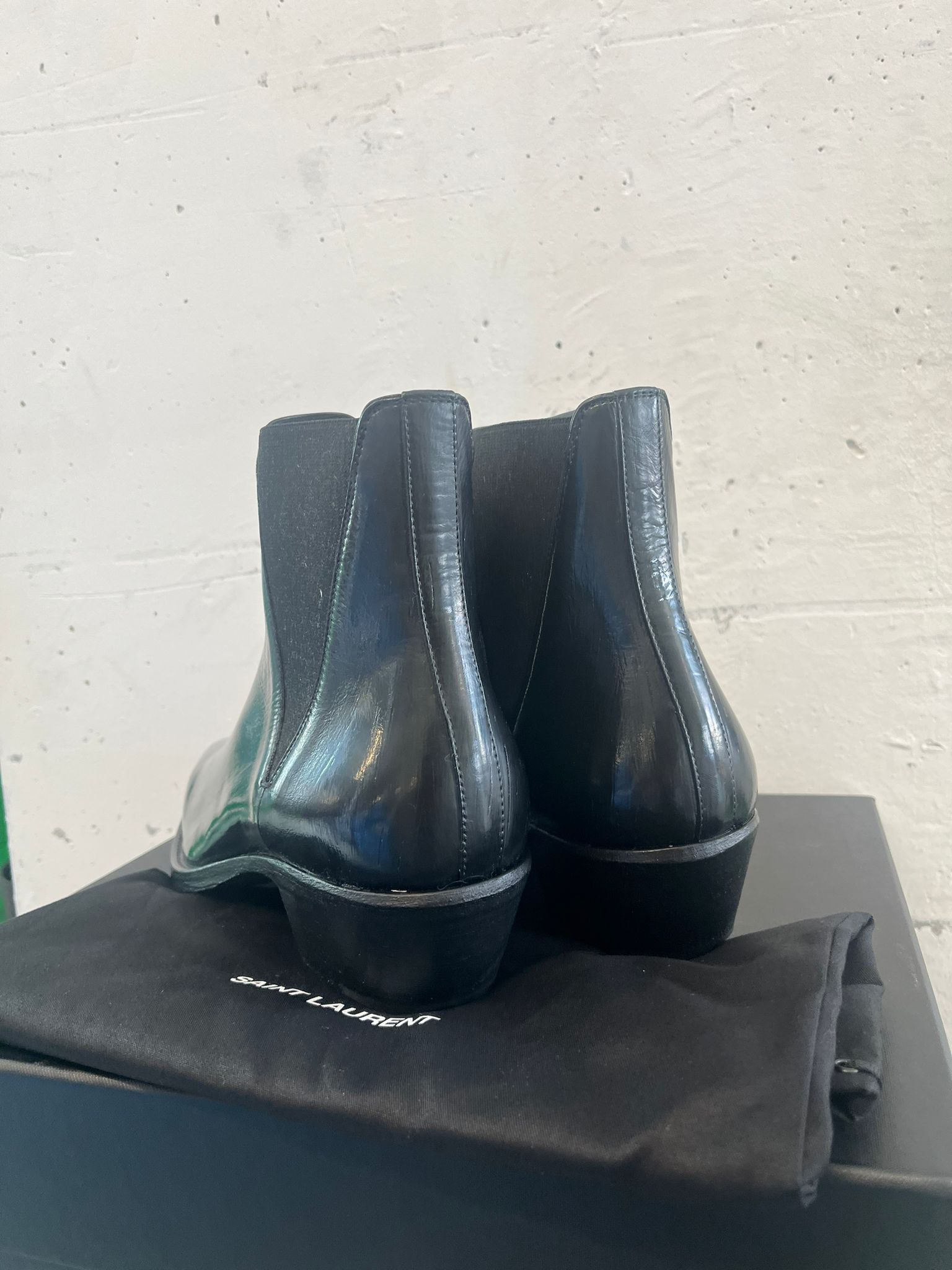 Saint Laurent Paris o1alsim1 Dakota 50 Boots in Black Size US 10 / EU 43 - 10 Thumbnail