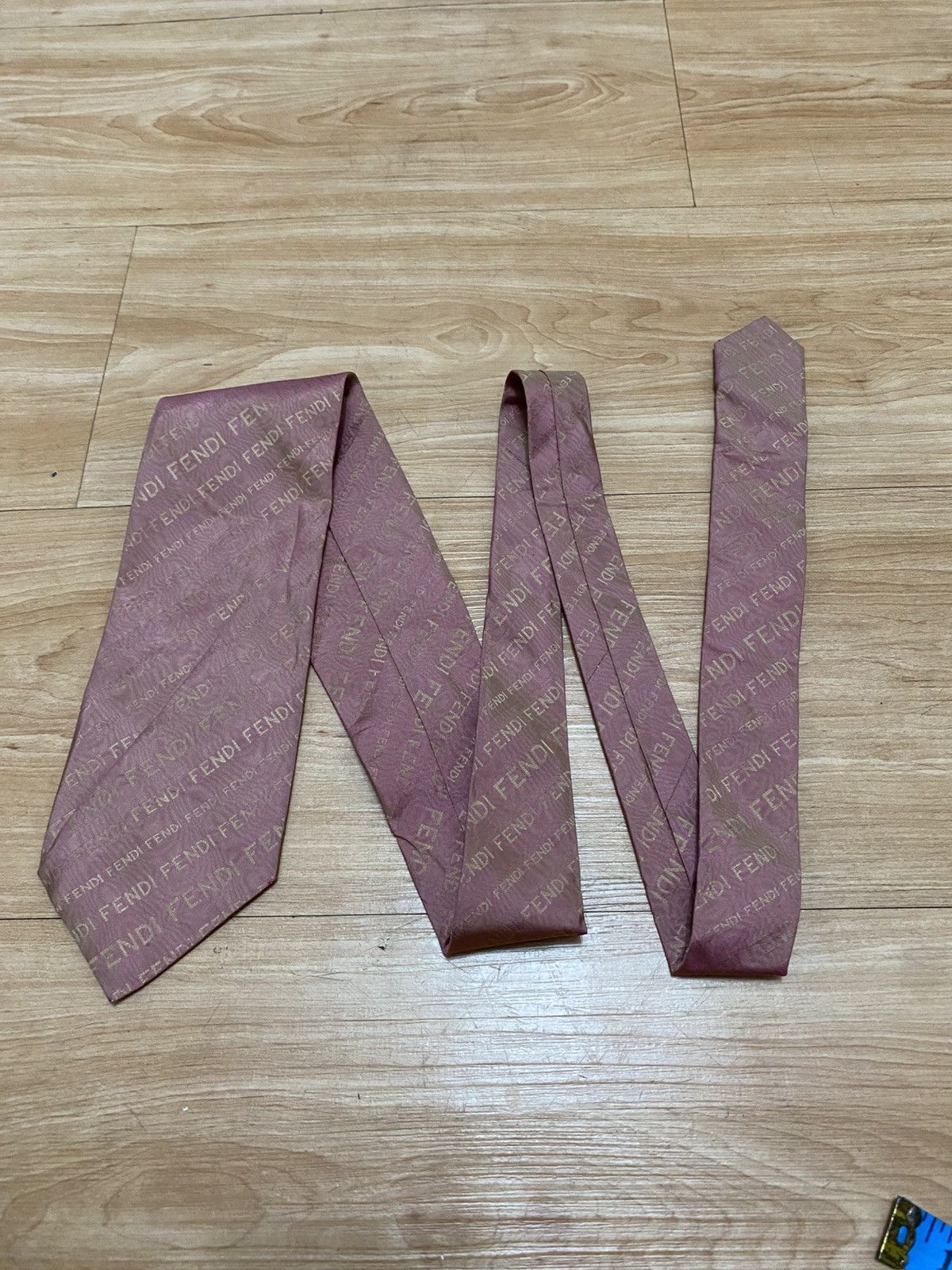 Fendi Vintage fendi full printed tie very rare Size ONE SIZE - 6 Thumbnail