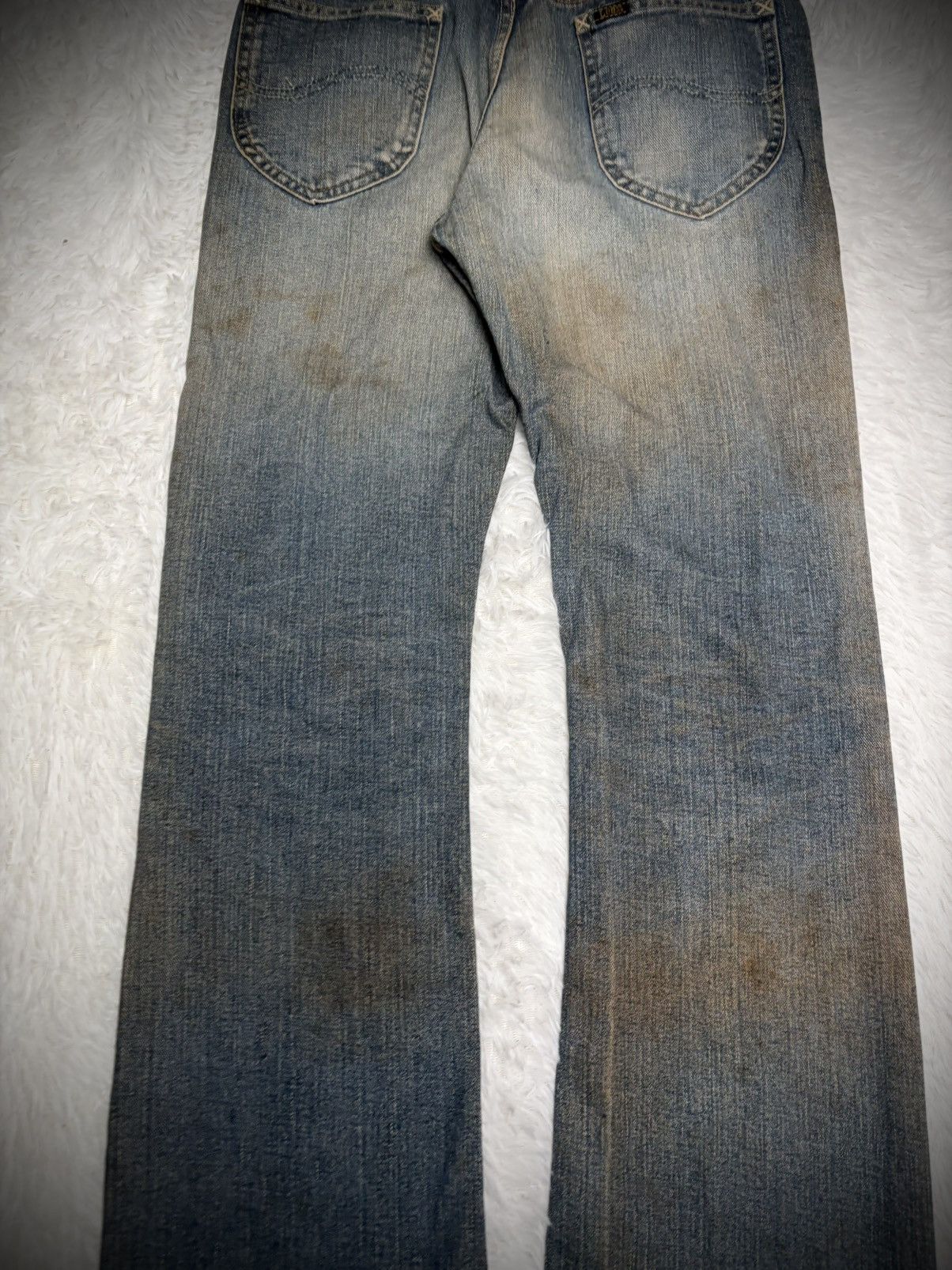 Vintage Vintage Lee Riders Cowboy Bootcut Flared Rusty Mudwash Jeans Size US 30 / EU 46 - 11 Thumbnail