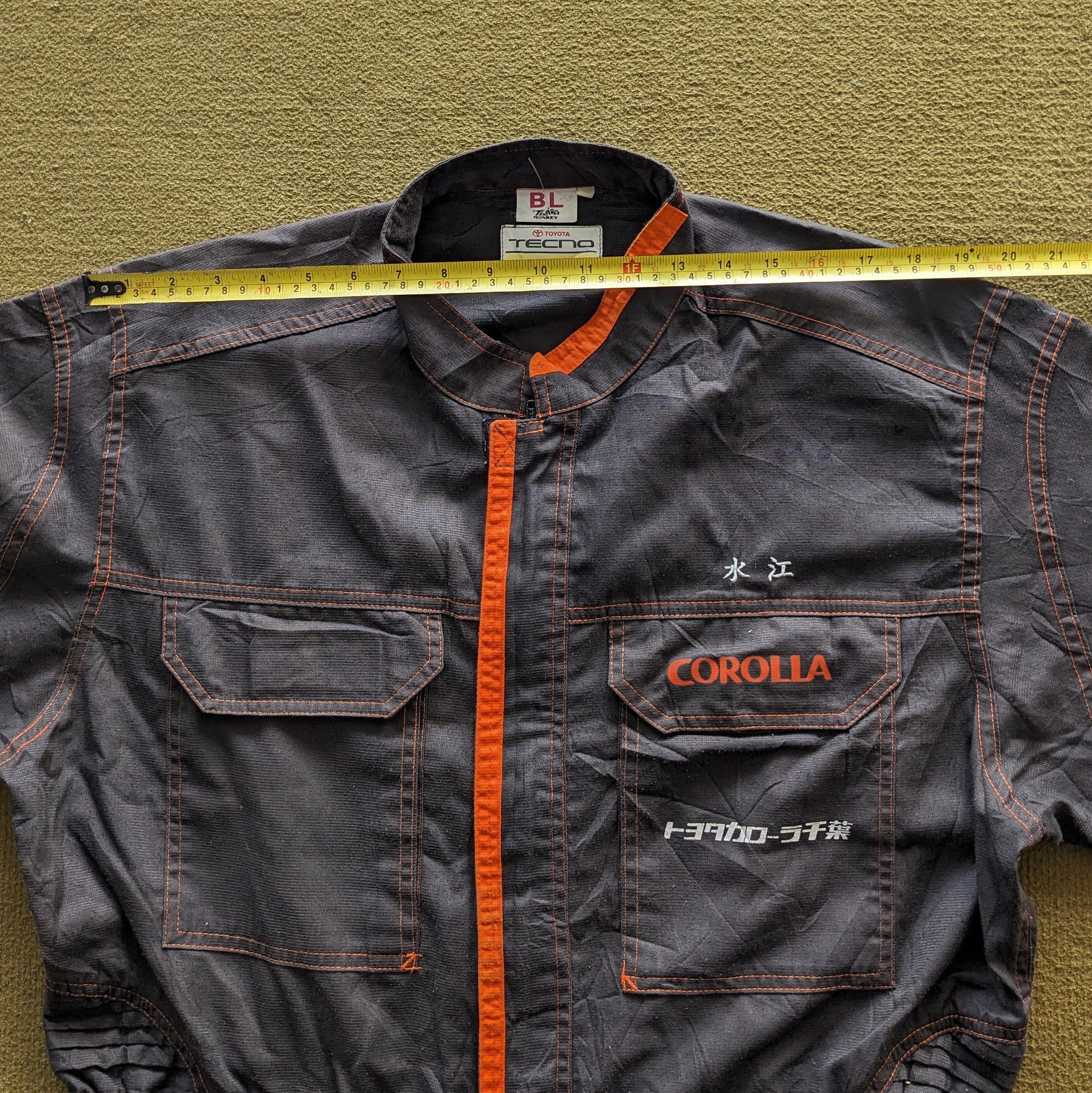 Vintage Vintage COROLLA TECNO Toyota Coverall Workwear Jacket Size US L / EU 52-54 / 3 - 6 Thumbnail