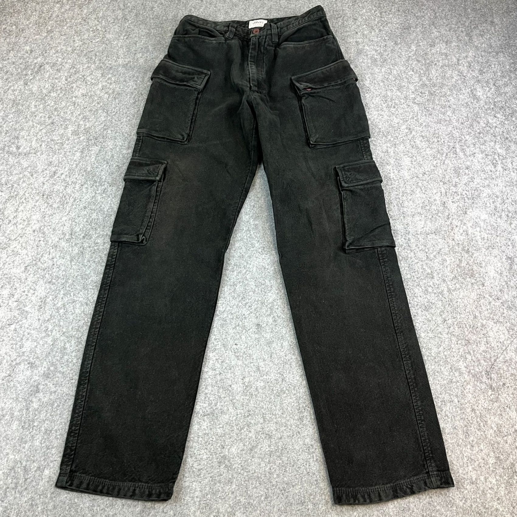 Versace Versace Jeans 28 32 Grey Dark Denim 5-Pocket Button Closure Vintage Italy Men Jeans Size US 28 / EU 44 - 2 Thumbnail