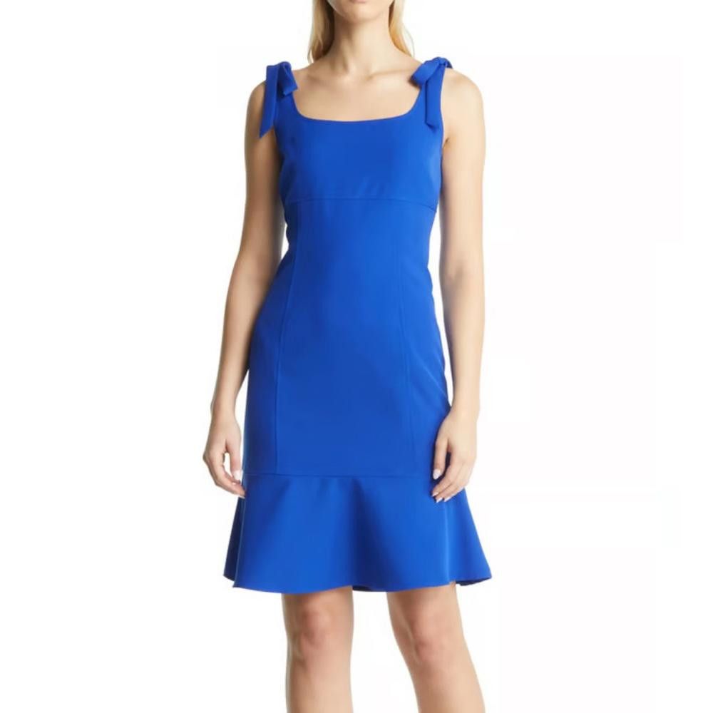 Designer Julia Jordan l NWT Tie Ruffle Hem Dress Size 16 Size XXL / US 16-18 / IT 52-54 - 1 Thumbnail