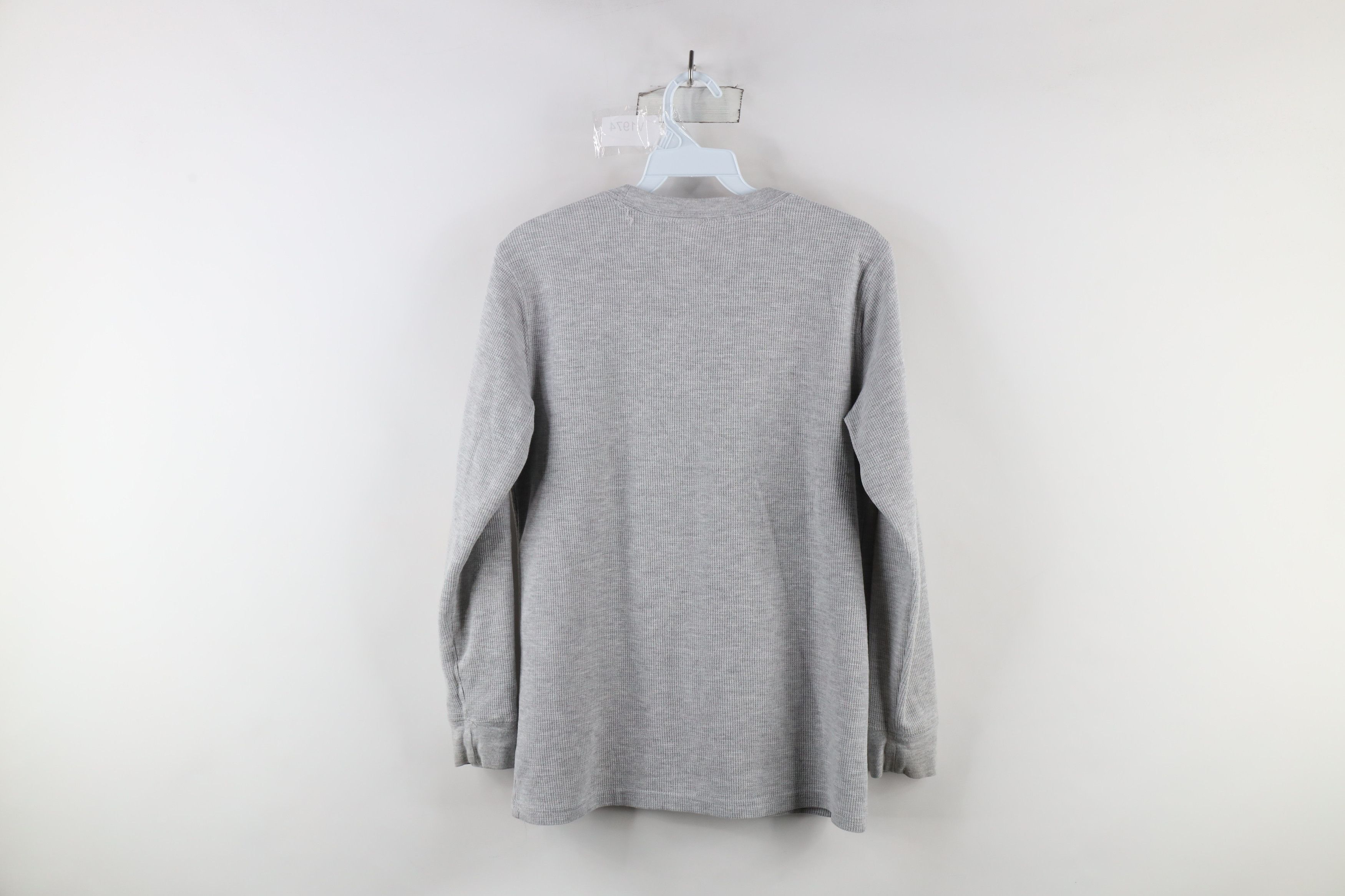 Vintage Vintage Bucks Basketball Thermal Waffle Knit T-Shirt Gray Size S / US 4 / IT 40 - 6 Thumbnail