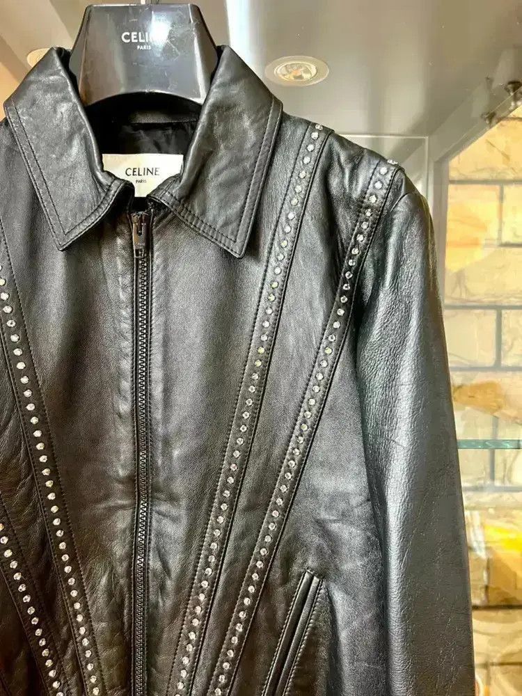CELINE hedi slimane ダークグレー テーラードジャケット 44 CELINE hedi slimane ダークグレー テーラードジャケット 44