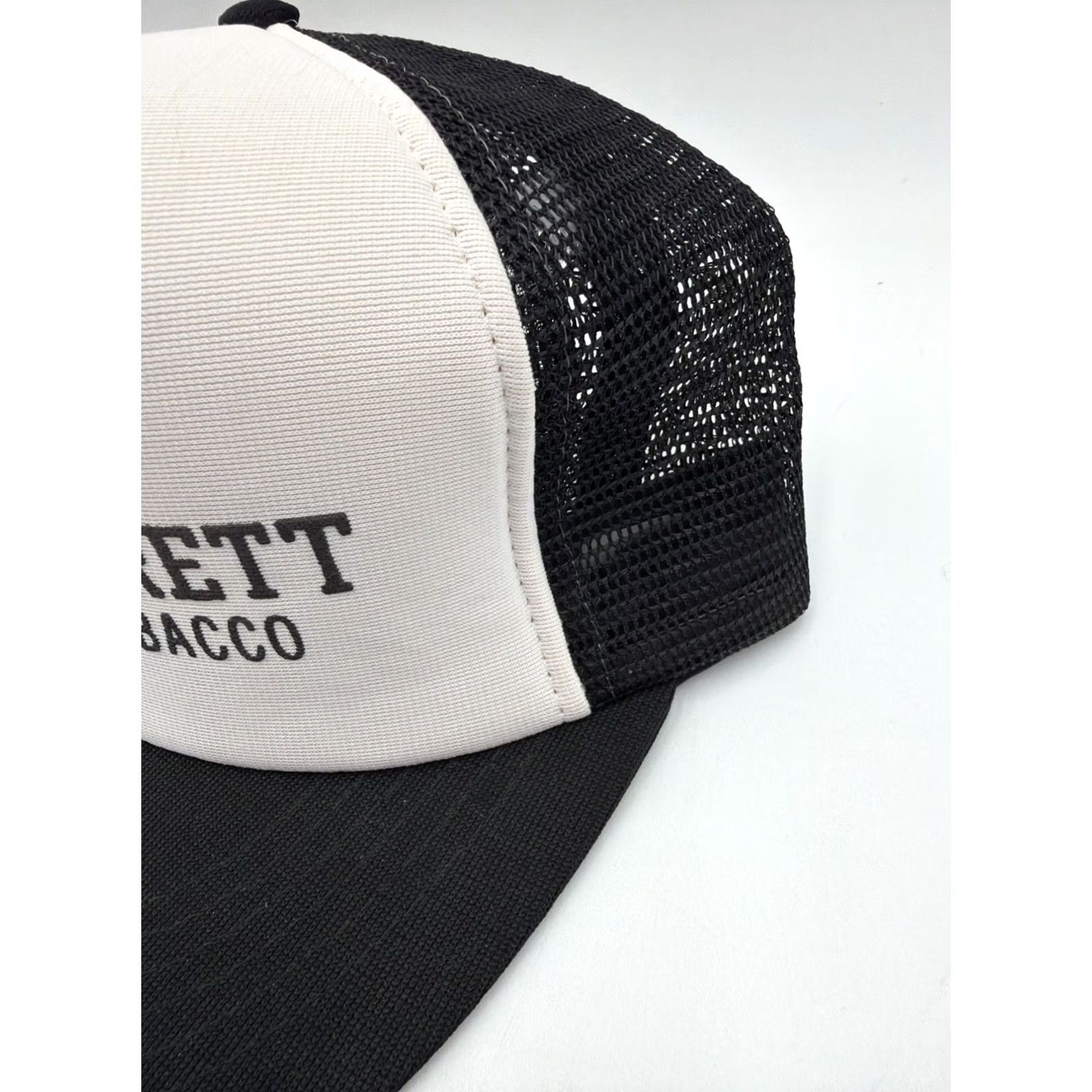 Vintage VINTAGE Levi Garrett Chewing Tobacco Snapback Hat M/L Men Brown Black White USA 80s Patch Adjustable Mens Size ONE SIZE - 5 Thumbnail