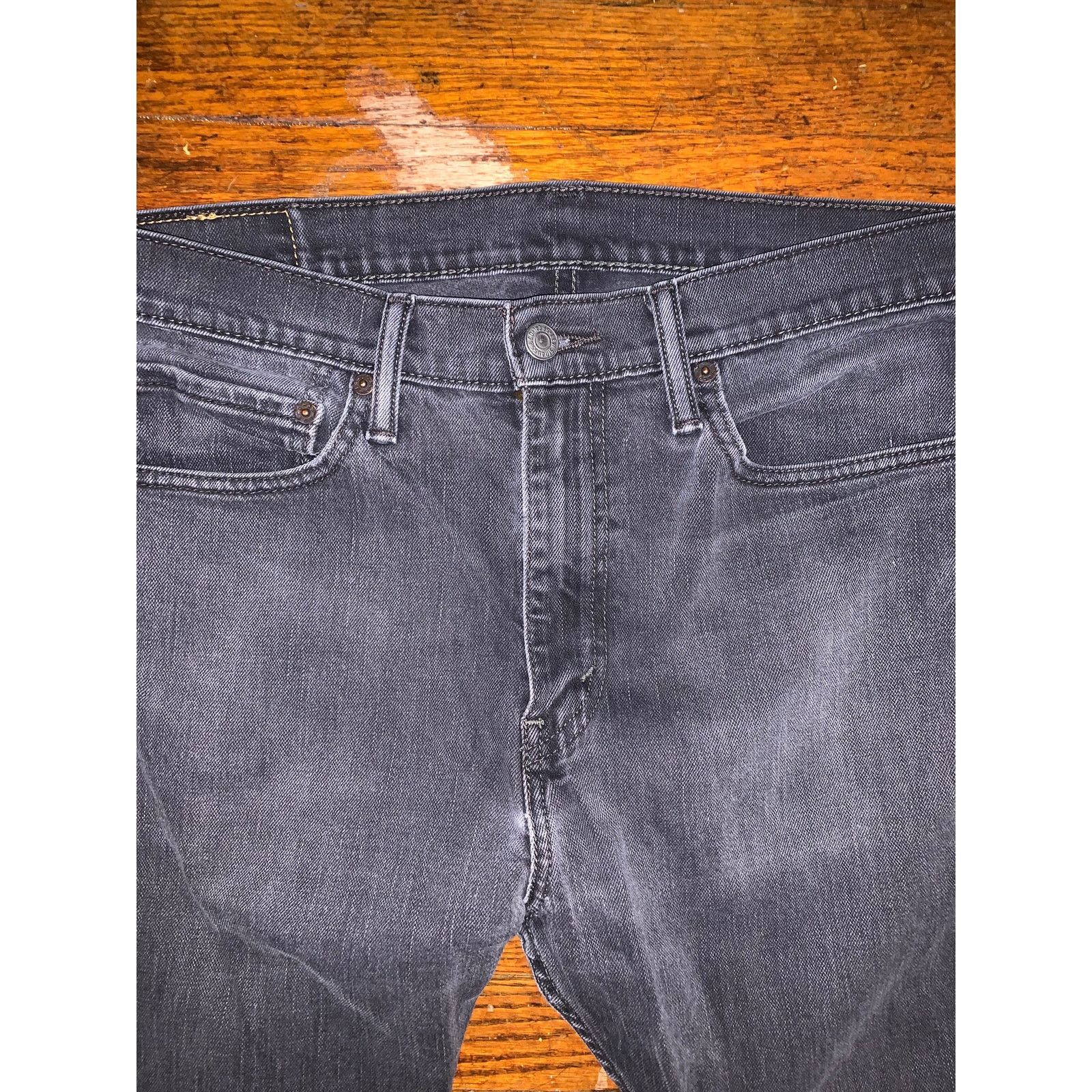 Levi's Levis 510 Black Jeans 34x32 Skinny Fit Nice Fade Size US 34 / EU 50 - 2 Thumbnail
