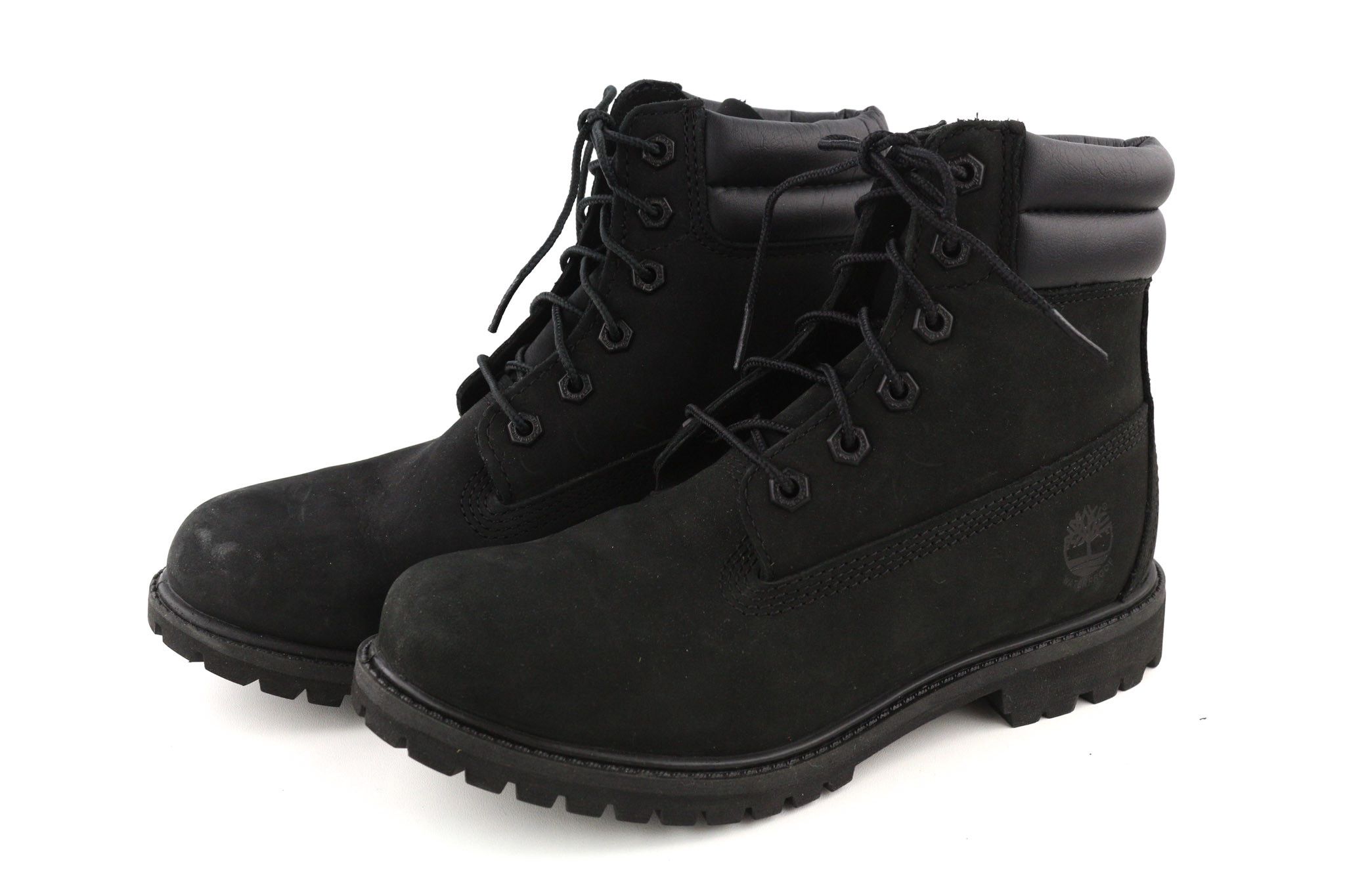 Timberland A15QY-A4498 EU38/38.5 Black Leather Boots Shoes 81157 Size US 7 / IT 37 - 4 Thumbnail