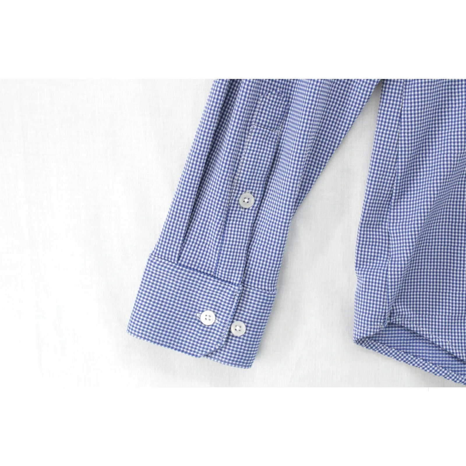 Mizzen+Main Mizzen+Main Spinnaker Shirt Mens M Blue Check Trim Fit Office Shirt Size US M / EU 48-50 / 2 - 5 Thumbnail