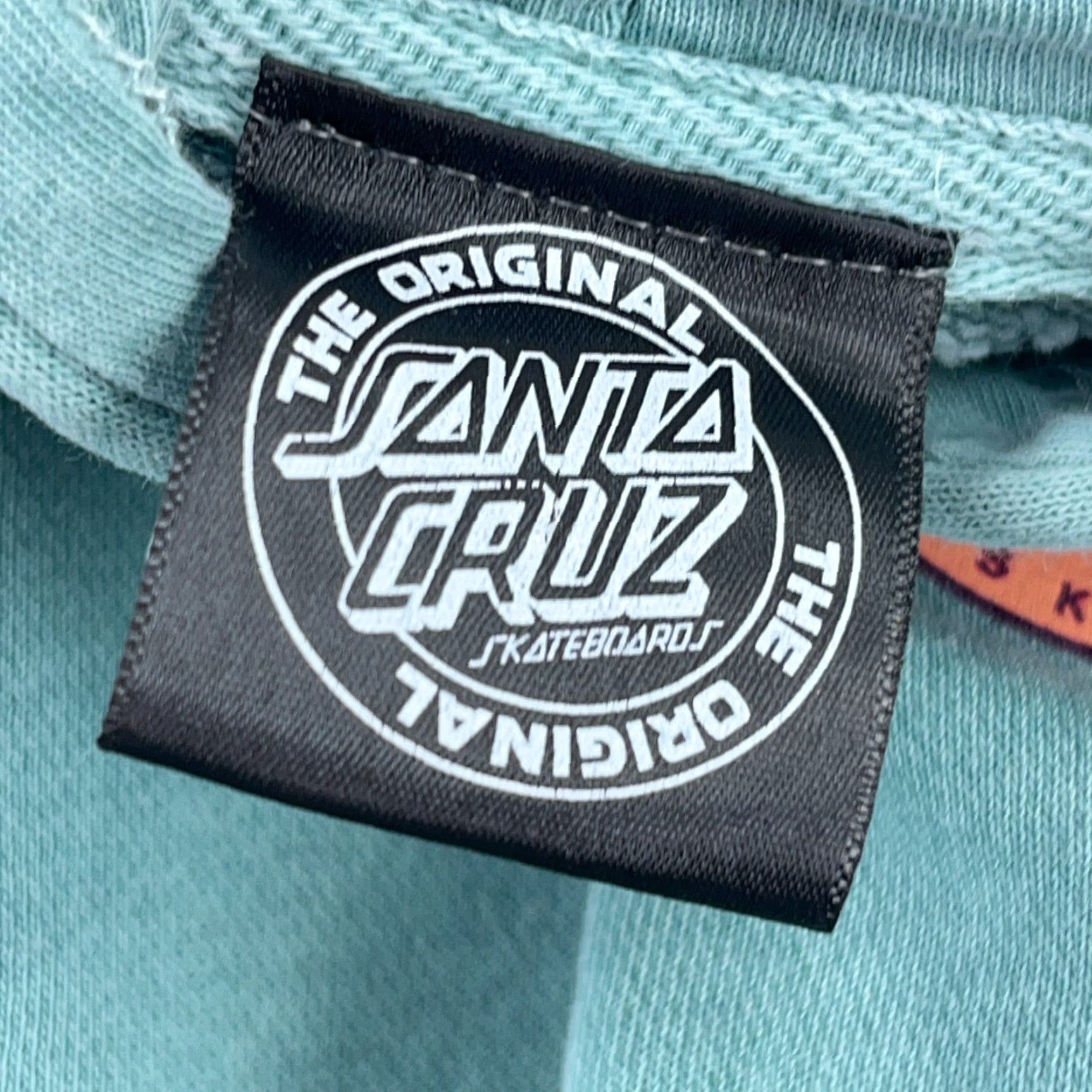 Vintage Santa Cruz Hoodie Men S Blue Sweatshirt Teal Logo Embroidered Pullover Knitted Fleece Pockets Hooded Regular Size S Shirt Size US S / EU 44-46 / 1 - 4 Thumbnail