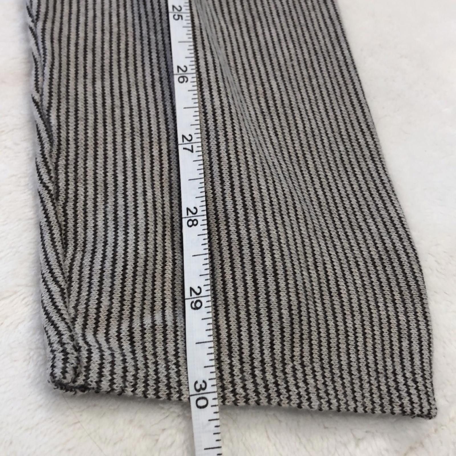 Other Pure Jill Striped midi sweater dress cream black SZ LG Size L / US 10 / IT 46 - 9 Thumbnail