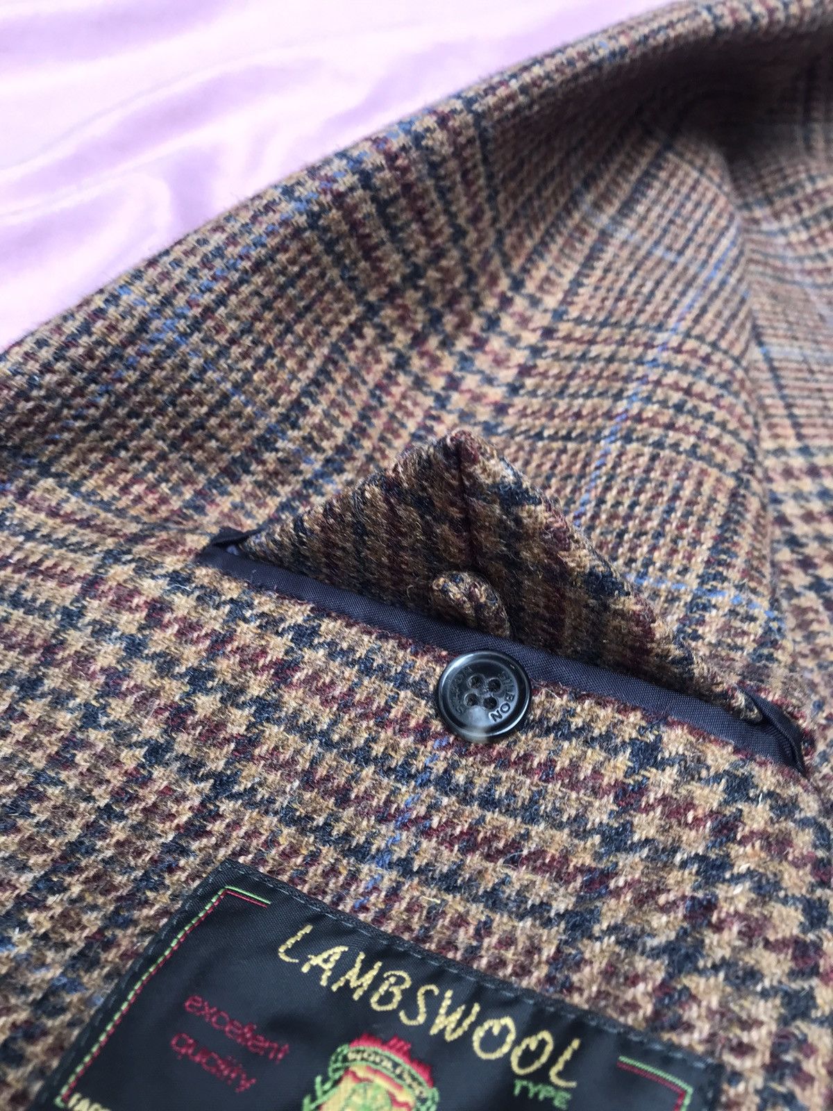 Other SILBON LAMBSWOOL TWEED UNLINED UNCANVASSED UNPADDED SHOULDER Size 40R - 5 Thumbnail