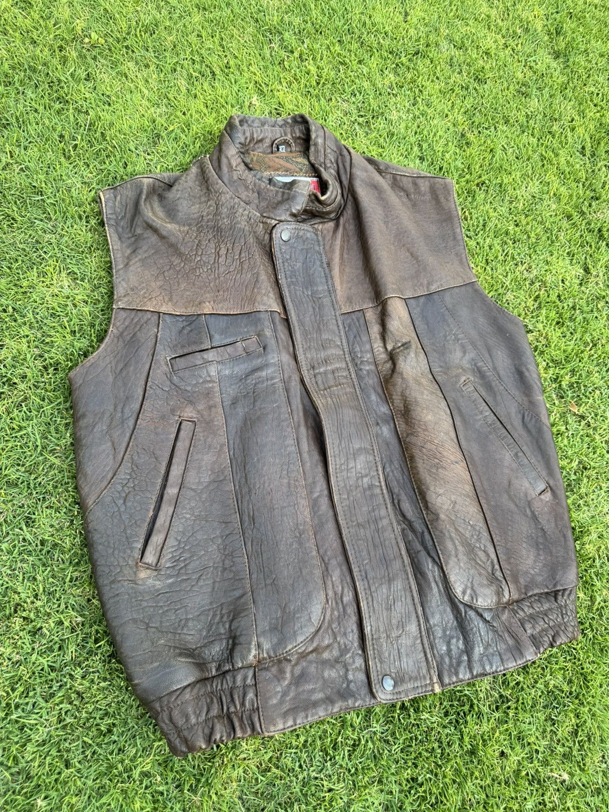 Fratelli Rossetti vintage brown leather jacket from the Rosselini collection Size US L / EU 52-54 / 3 - 3 Thumbnail
