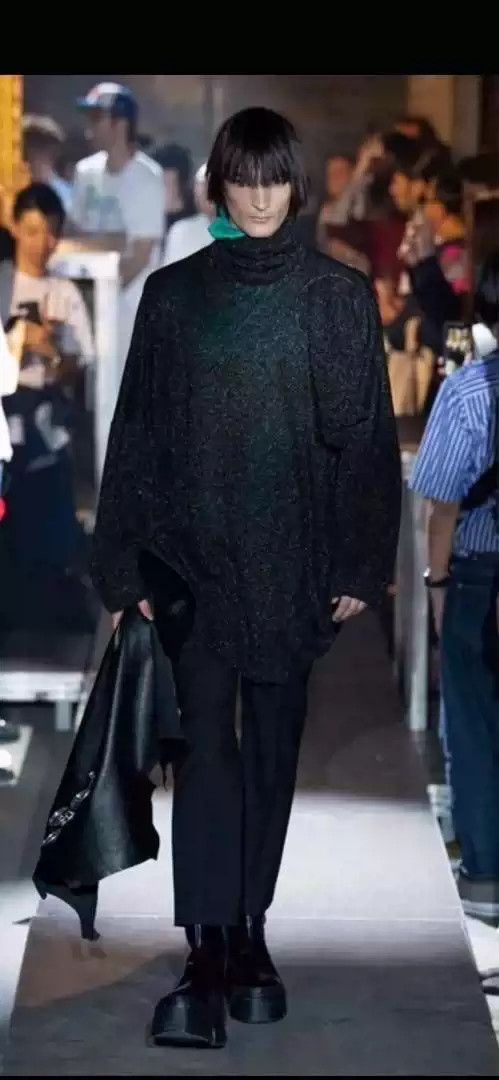 Raf Simons Raf Simons 19SS silver thread knitted deconstructed sweater Size US L / EU 52-54 / 3 - 1 Thumbnail