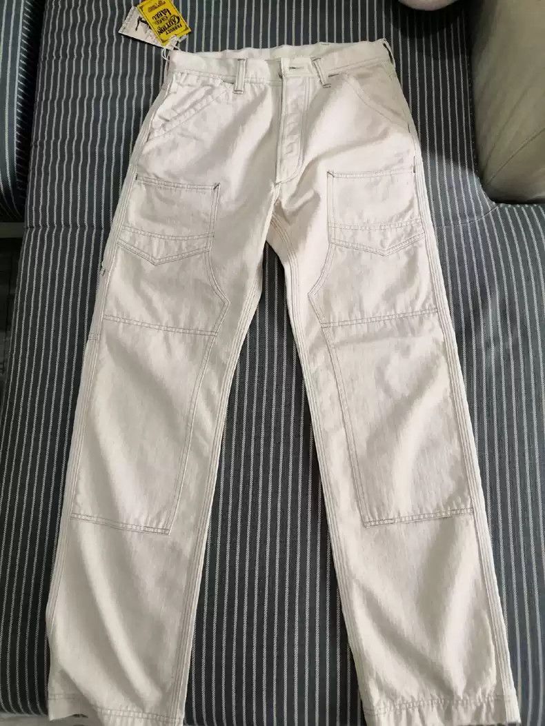 Image of Freewheelers (Under) The Shaft Trousers in White, Men's (Size 30)