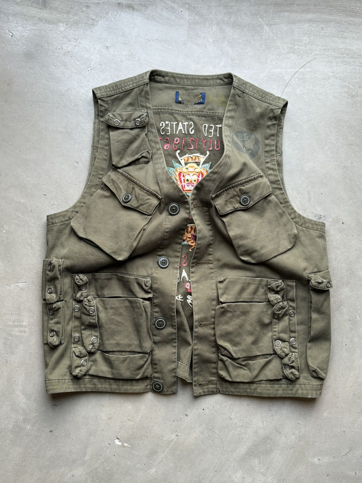 Ralph Lauren Ralph Lauren Military Utility Combat Embroidered Dragon Size US M / EU 48-50 / 2 - 2 Thumbnail