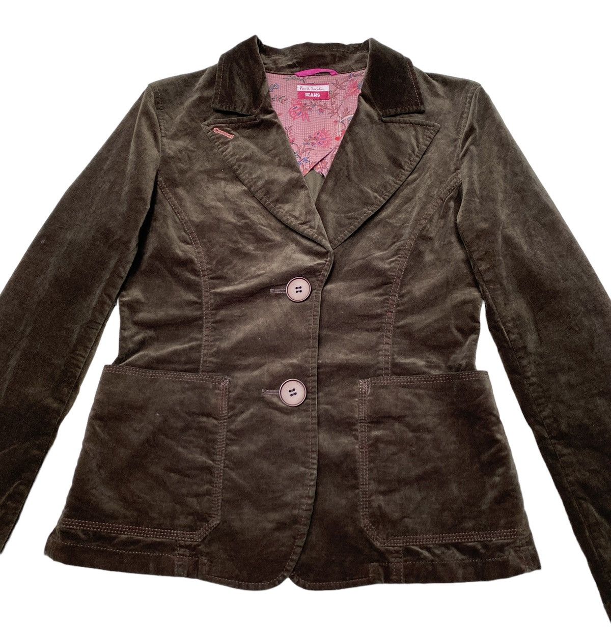 Designer × Paul Smith × Vintage Vintage Brand Paul Smith Velvet Jacket 2000s Size US S / EU 44-46 / 1 - 3 Thumbnail