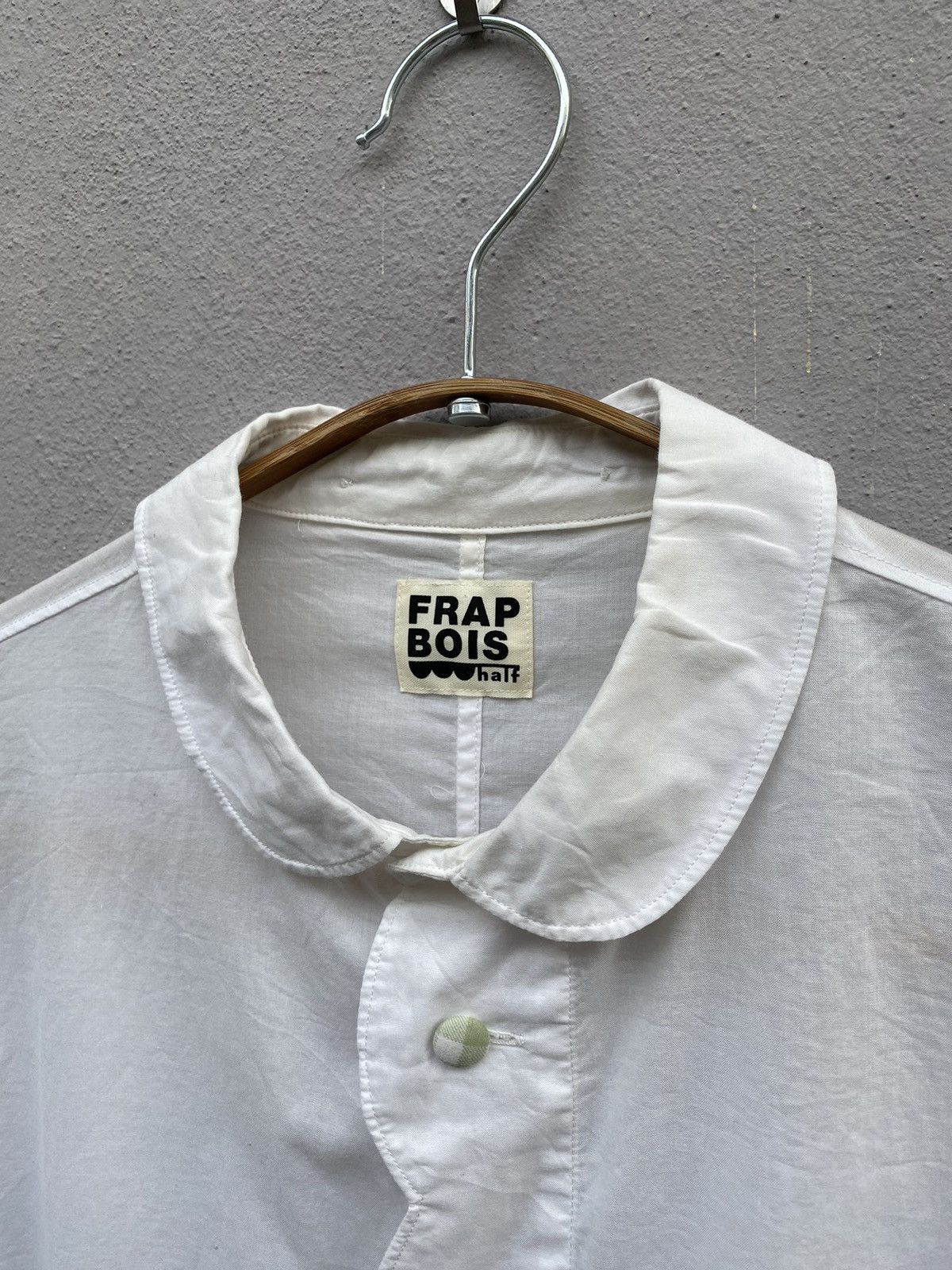 Frapbois Frapbois Half Multicolor Buttons Ups White Shirt Size M / US 6-8 / IT 42-44 - 3 Thumbnail