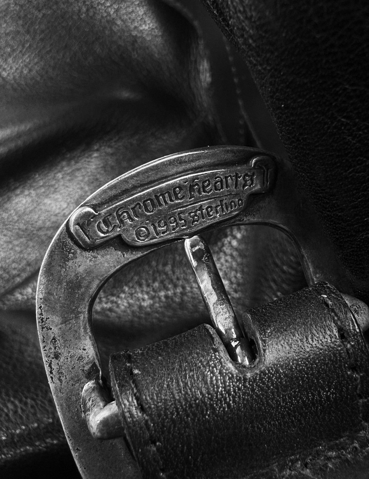 Chrome Hearts Chrome Hearts Triple Gunslinger Fleur Black Leather Braided Backpack Size ONE SIZE - 8 Thumbnail