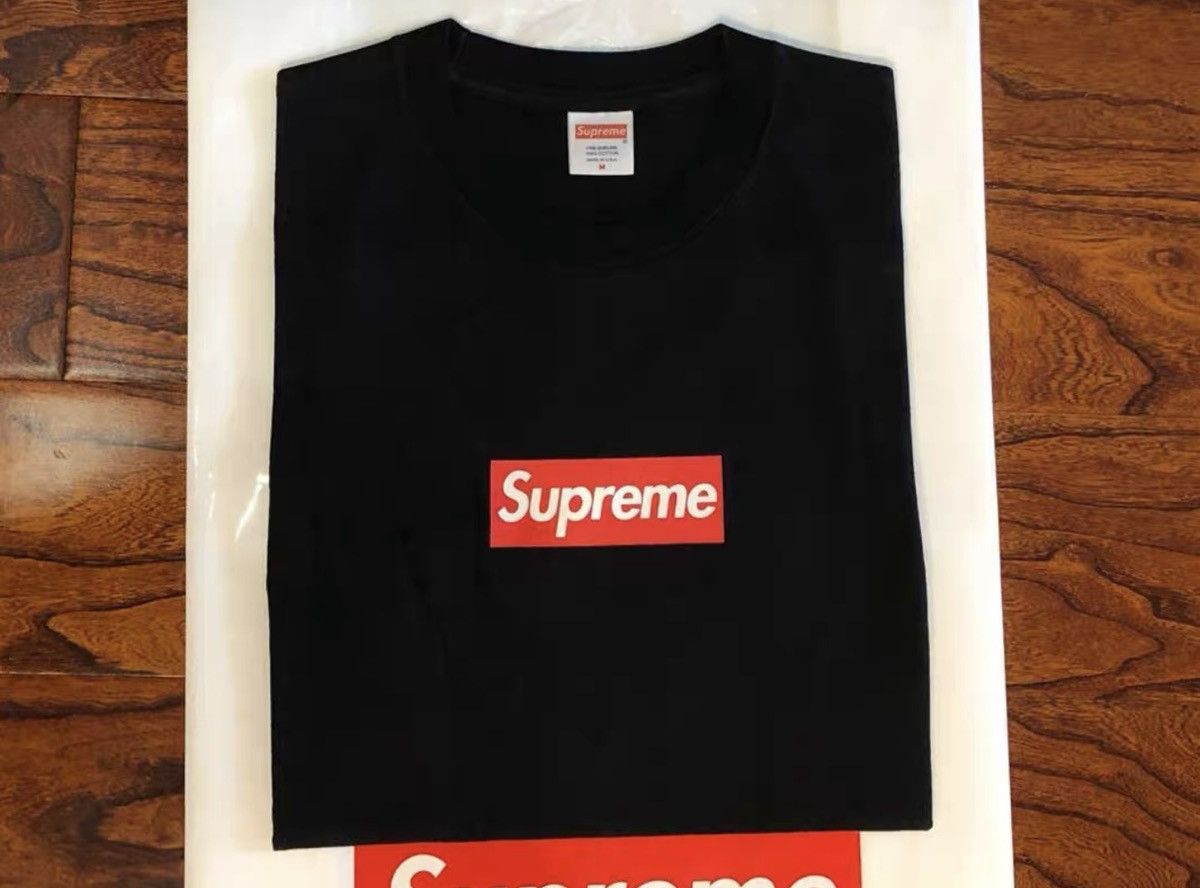 Supreme Supreme 20th anniversary box logo tee black Size US M / EU 48-50 / 2 - 2 Thumbnail