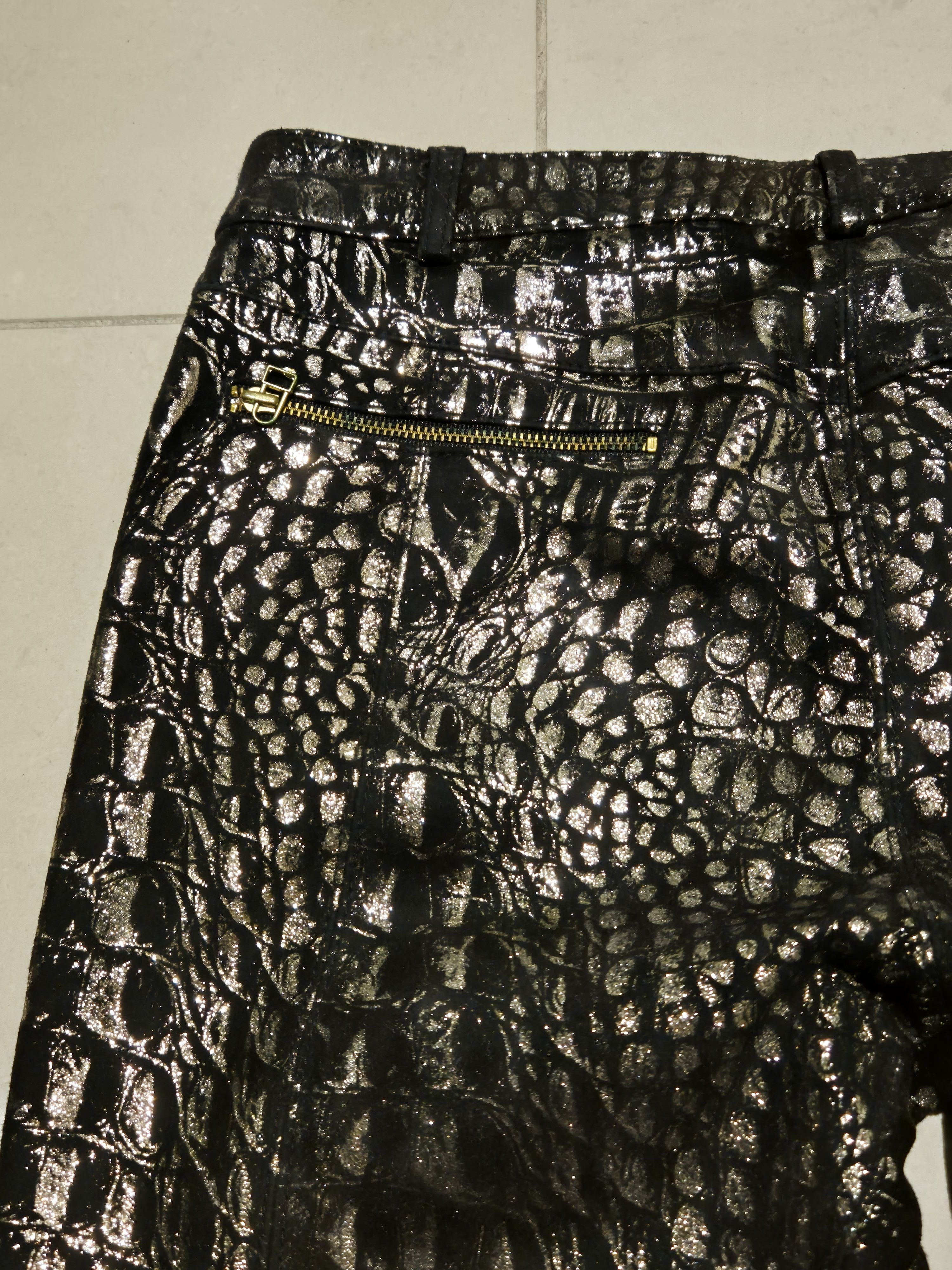 Other Sass +Bide foil printed suede pants Size 27" / US 4 / IT 40 - 3 Thumbnail