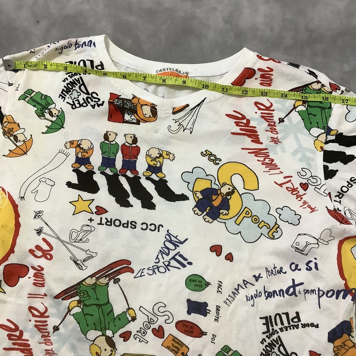 Jean Charles De Castelbajac Vintage Castelbajac Sport Overprint Size US L / EU 52-54 / 3 - 12 Thumbnail