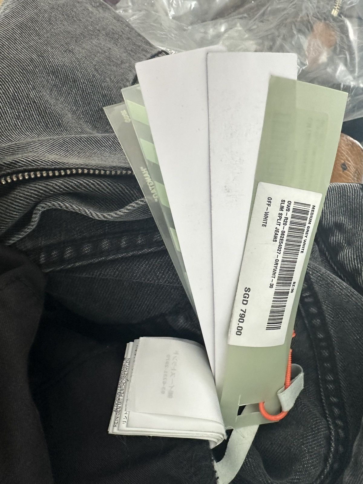 Off-White OFF WHITE DENIM JEANS Size US 29 - 6 Thumbnail
