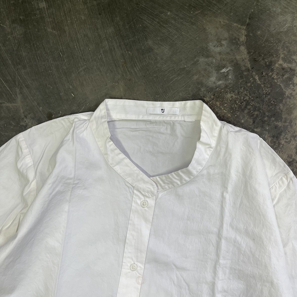 Japanese Brand × Jil Sander × Uniqlo Uniqlo j+ jil sander blouse white shirt Size ONE SIZE - 2 Thumbnail