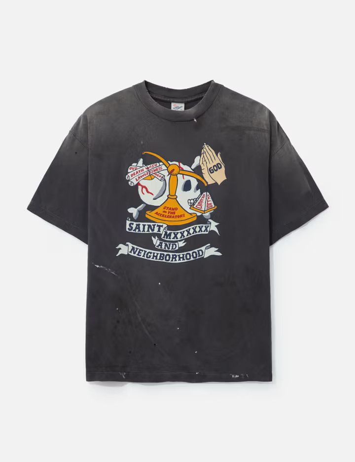 Neighborhood × Saint Michael o1mle0326 Saint Michael x Neighborhood Pray Tee Shirt Size US M / EU 48-50 / 2 - 1 Thumbnail