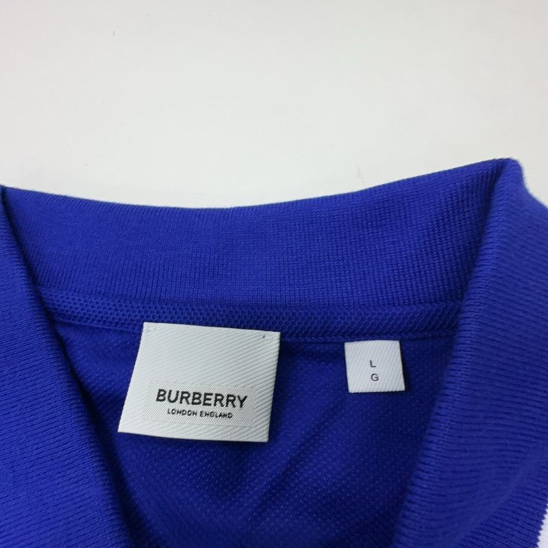 Burberry Burberry Cotton Solid Color Men's Polo Shirt 0079 Size US L / EU 52-54 / 3 - 1 Thumbnail