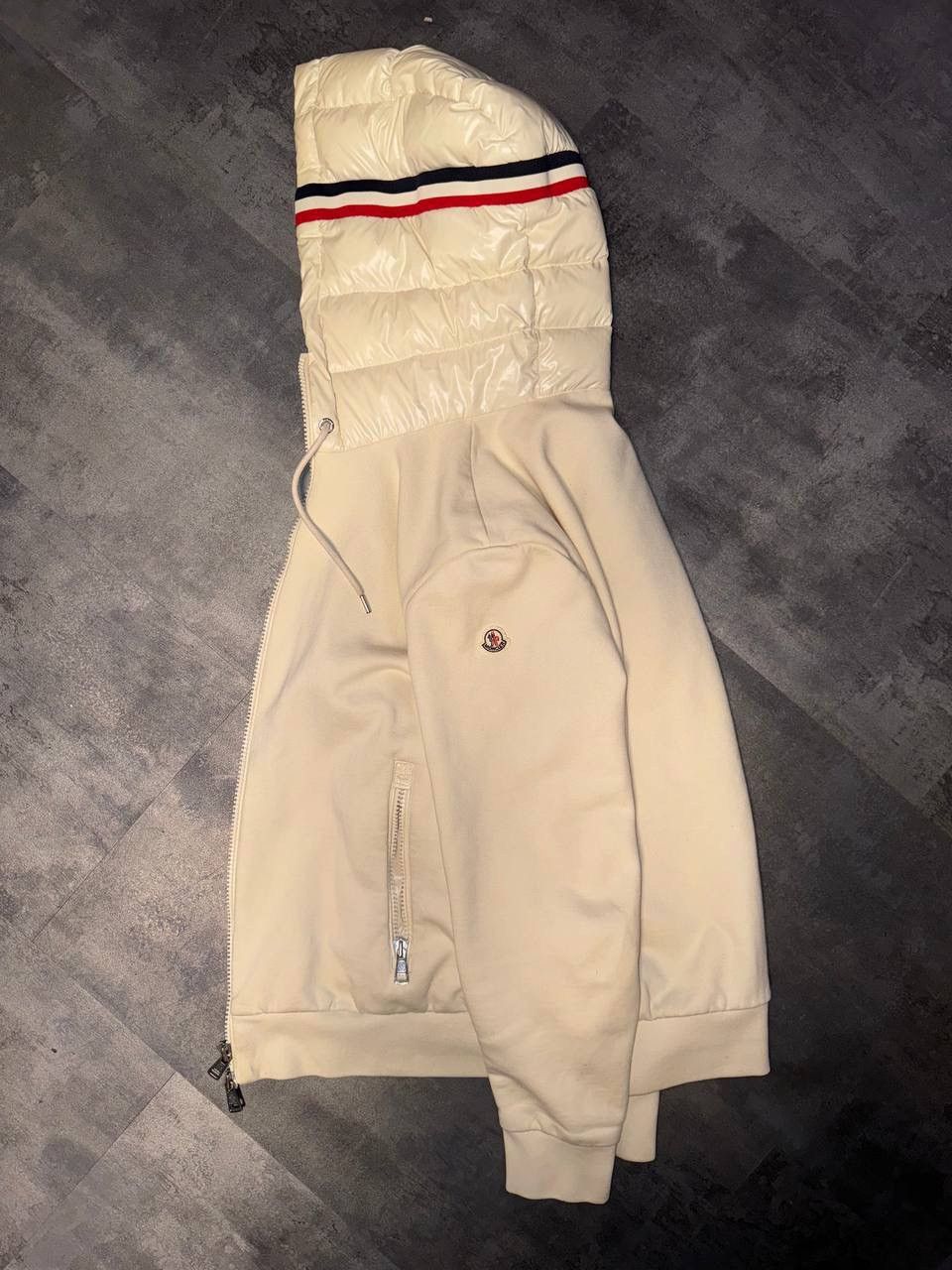 Moncler Moncler maglia cardigan with puffer hood Size US XL / EU 56 / 4 - 2 Thumbnail