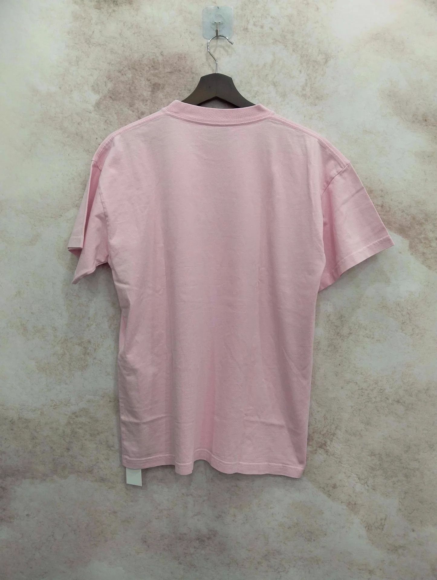 Balenciaga Balenciaga Women's Pink Logo Print Crewneck SS Tee M Size M / US 6-8 / IT 42-44 - 2 Thumbnail