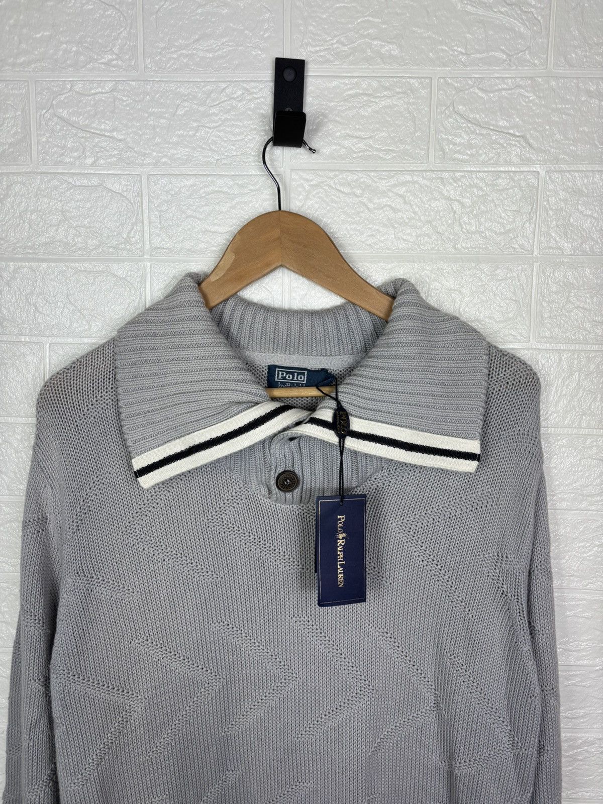 Polo Ralph Lauren Polo Ralph Lauren Pullover Sweater Knit Gray Men’s Size XL Size US XL / EU 56 / 4 - 3 Thumbnail