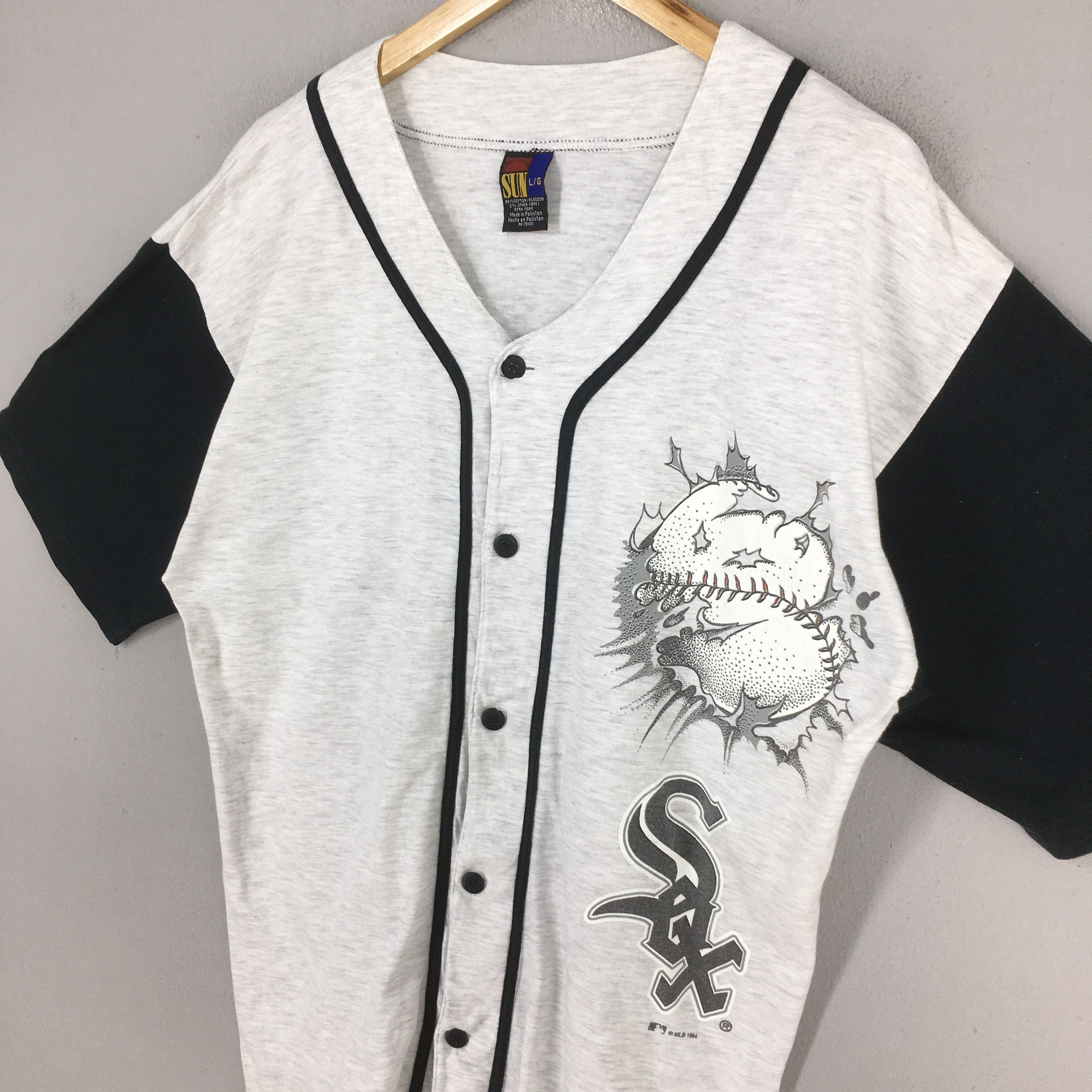 MLB Vintage 90s Chicago White Sox MLB Baseball Jersey L Size US L / EU 52-54 / 3 - 3 Thumbnail