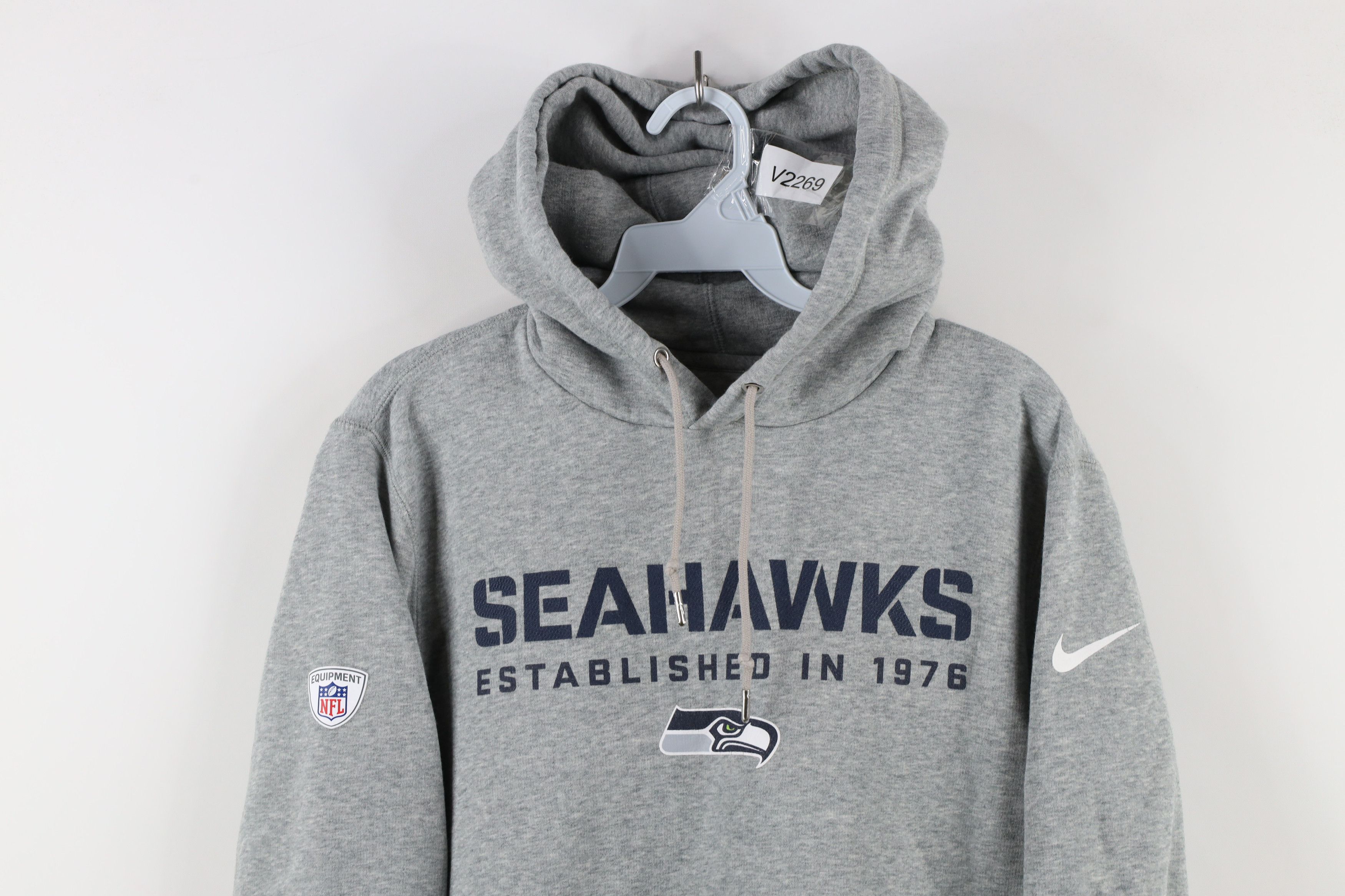 Nike Nike On Field Seattle Seahawks Football Hoodie Sweatshirt Size US M / EU 48-50 / 2 - 2 Thumbnail