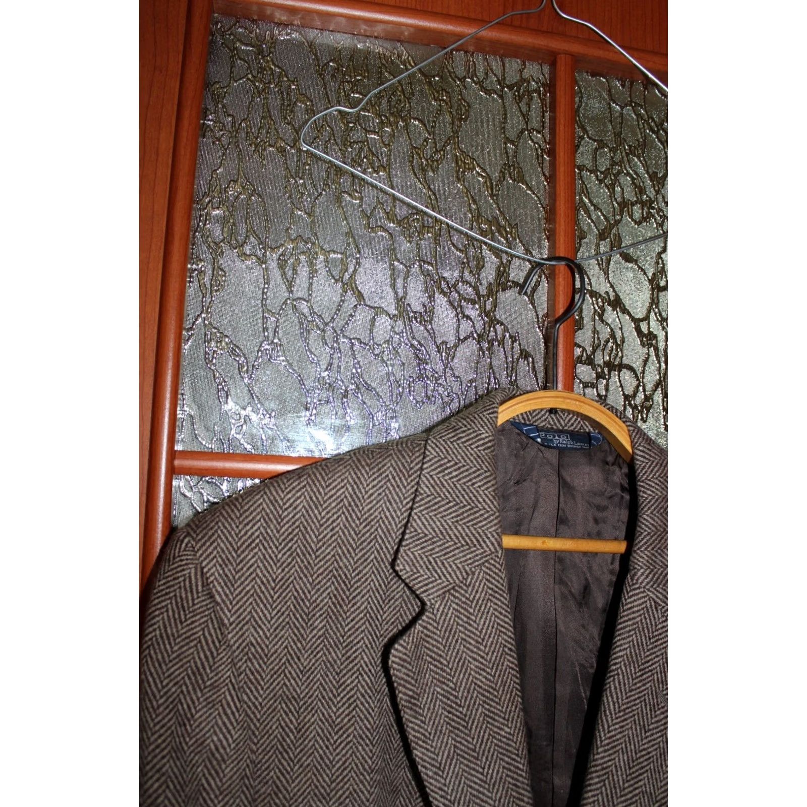 Polo Ralph Lauren VINTAGE Polo Ralph Lauren RRL Blazer Jacket Wool Herringbone Brown M Mens Size US M / EU 48-50 / 2 - 2 Thumbnail