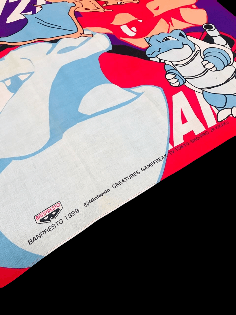 Nintendo Vintage 98 Nintendo Pokémon Handkerchief Size ONE SIZE - 3 Thumbnail