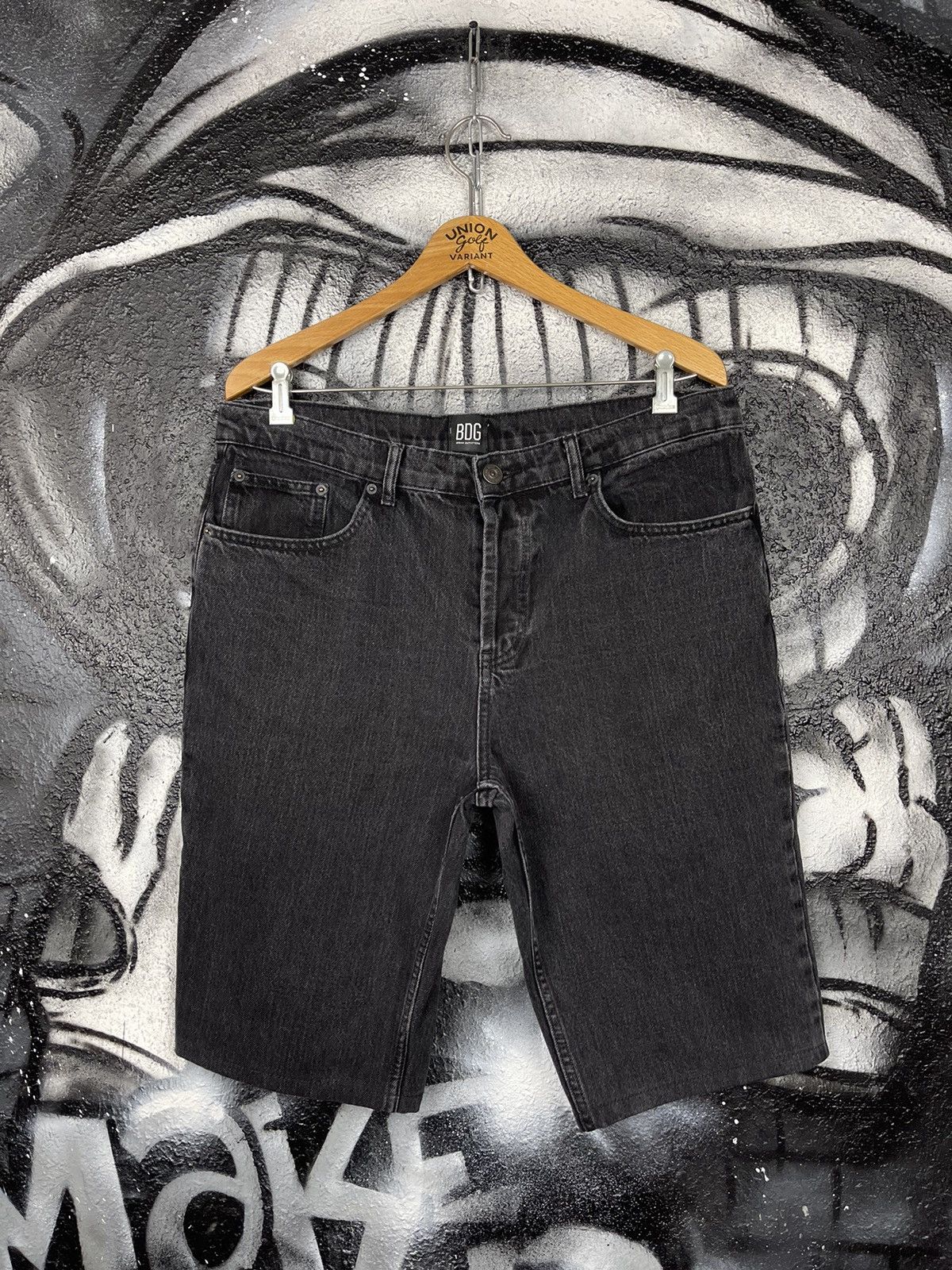 Vintage BDG Urban Outfitters Dark Denim Shorts Men’s Size 33 Size US 33 - 3 Thumbnail