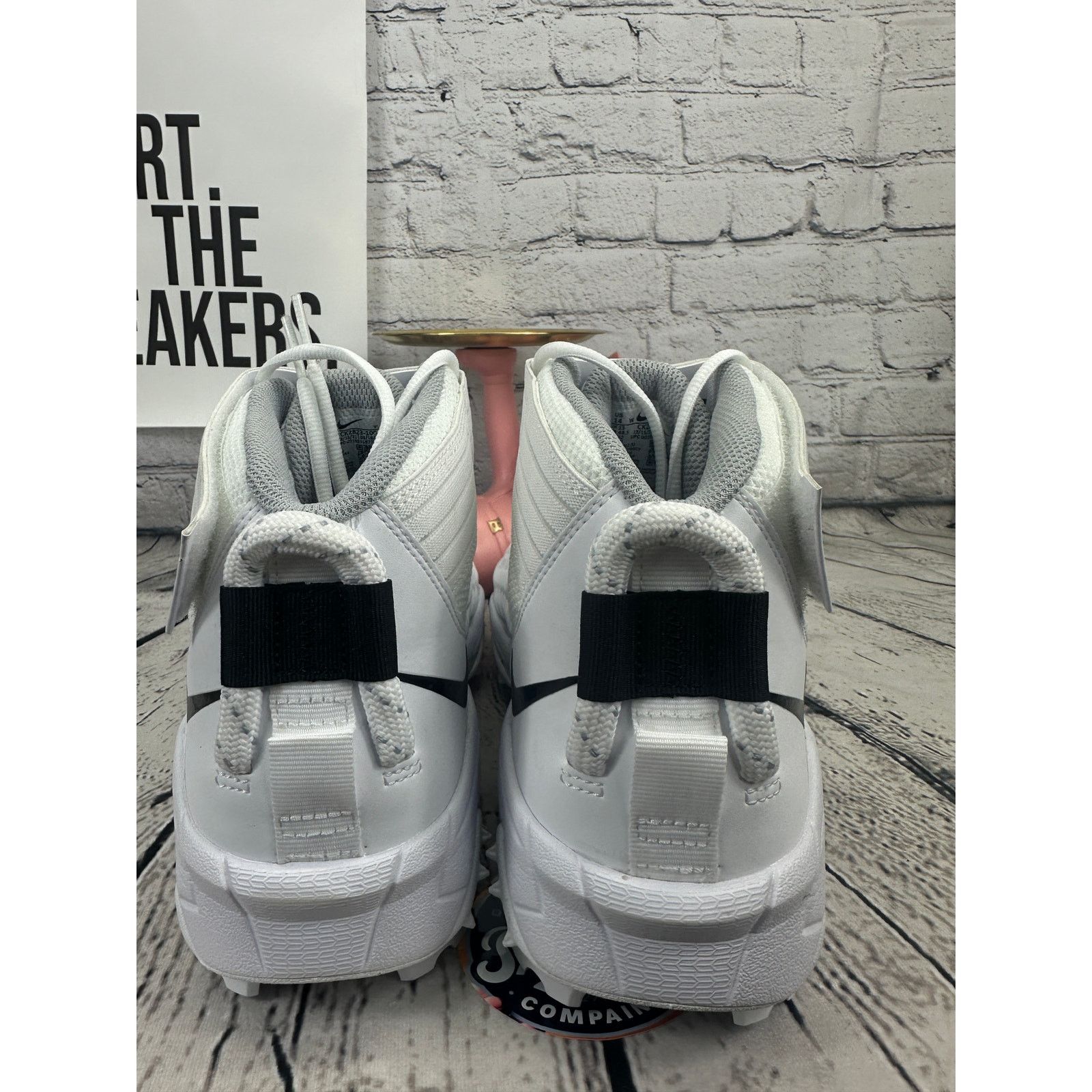 Nike Nike Force Savage Pro 2 Shark Football Cleat Mens 13.5 White Size US 14 / EU 47 - 4 Thumbnail