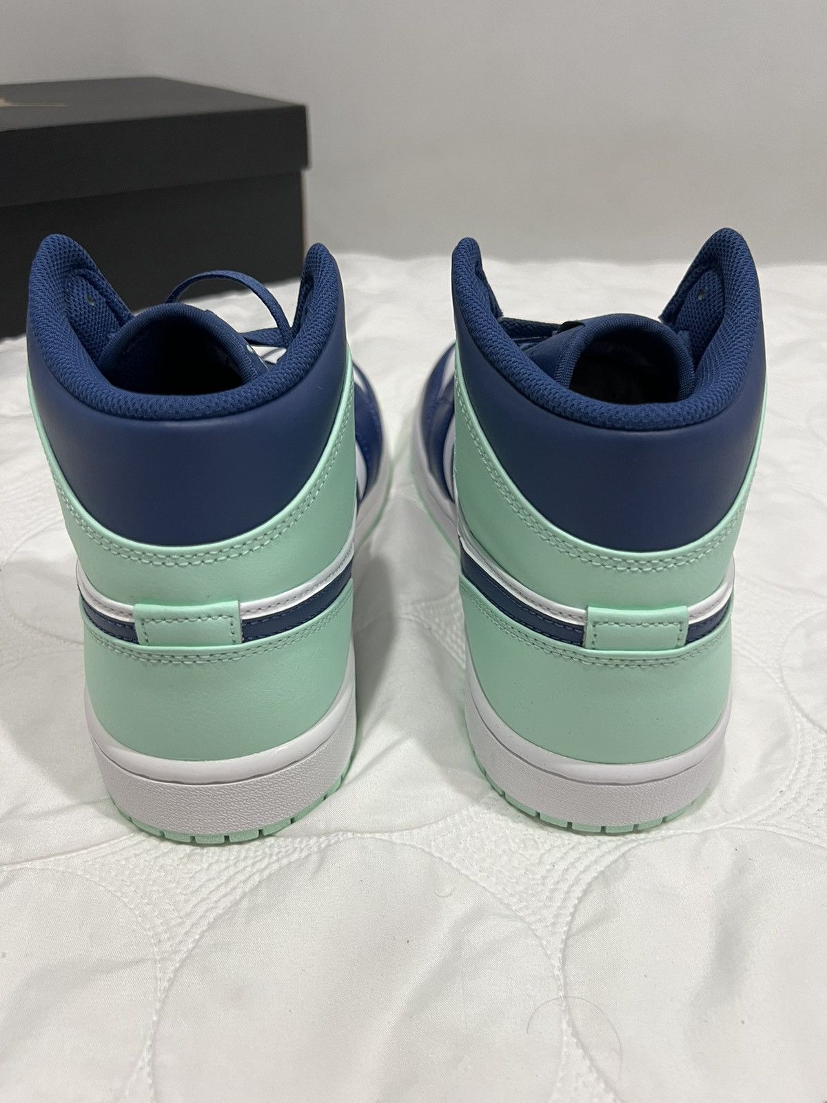 Jordan Brand Jordan 1 Mid Mystic Navy Mint Foam Size US 9.5 / EU 42-43 - 3 Thumbnail