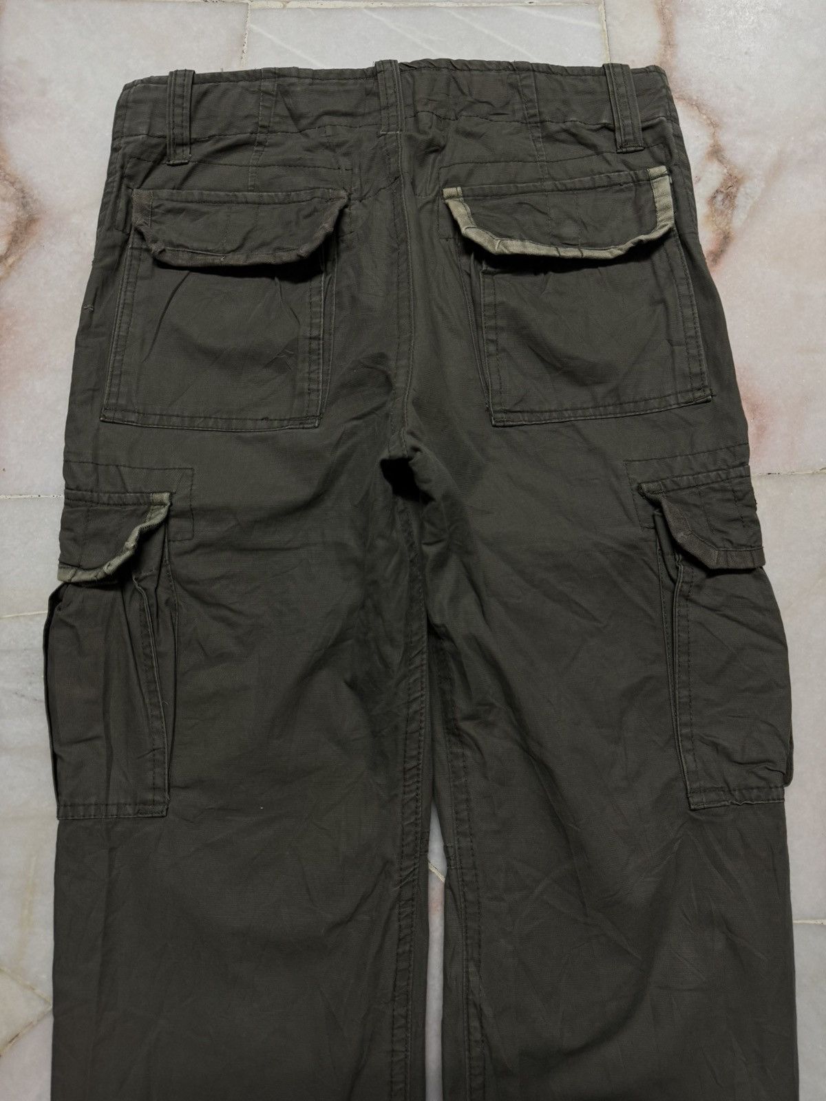 Abercrombie & Fitch Y2K ABERCROMBIE UTILITY MILITARY REG.US.TM CARGO PANTS Size US 34 / EU 50 - 15 Thumbnail