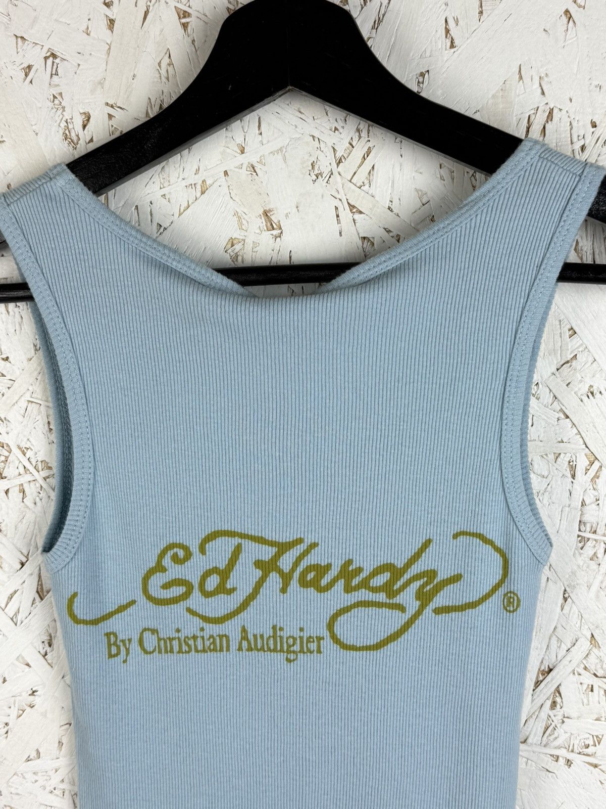 Christian Audigier BNWT Ed Hardy Audigier Love Kills Slowly Tank Top Blue Size M / US 6-8 / IT 42-44 - 4 Thumbnail