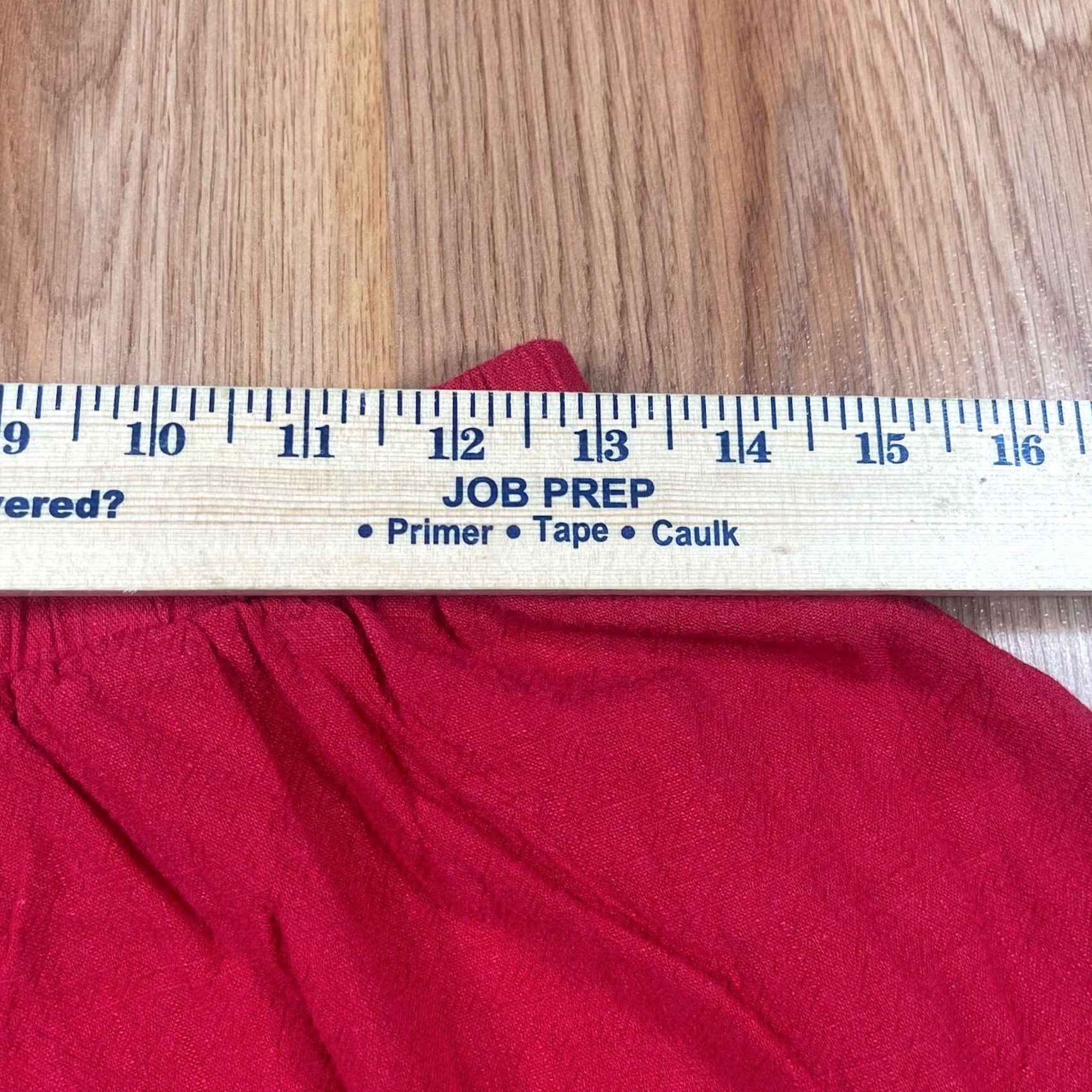 Vintage VINTAGE Altar’d State Shorts Womens S Small Red Linen Blend Flat Front Casual Summer Womens Size 28" / US 6 / IT 42 - 4 Thumbnail
