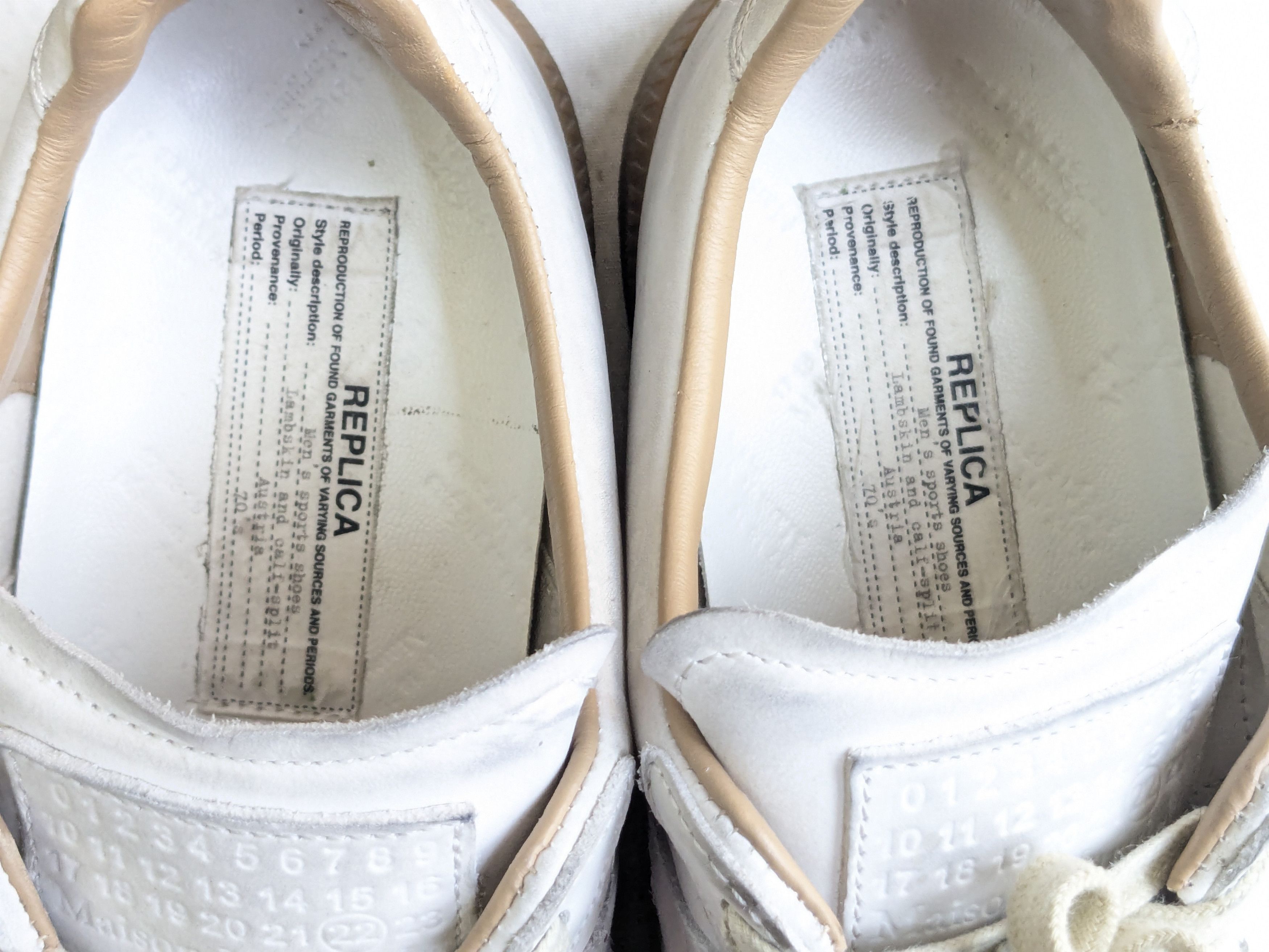 Maison Margiela maison margiela paint splatter gat replica 11.5 44.5 Size US 11.5 / EU 44-45 - 6 Thumbnail