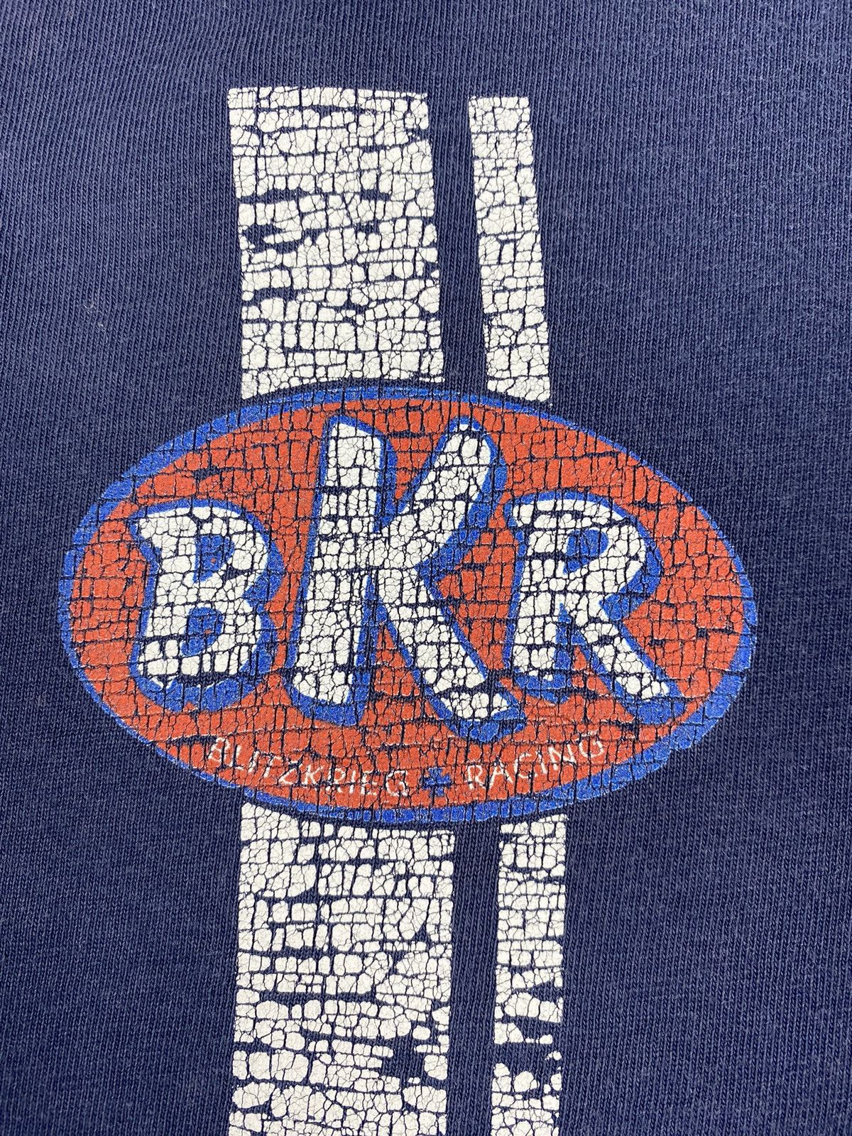 Vintage Mens Vintage Blitzkrieg Racing T Shirt Size XL Size US XL / EU 56 / 4 - 12 Thumbnail
