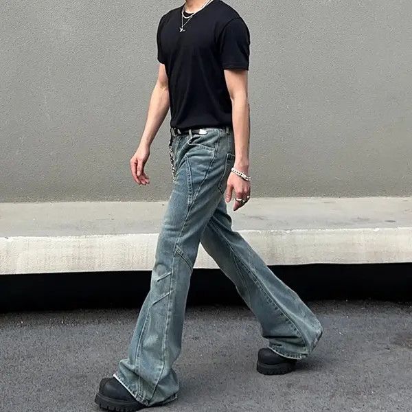 Jean VIBE Stacked Flare Jeans Size US 30 / EU 46 - 8 Thumbnail