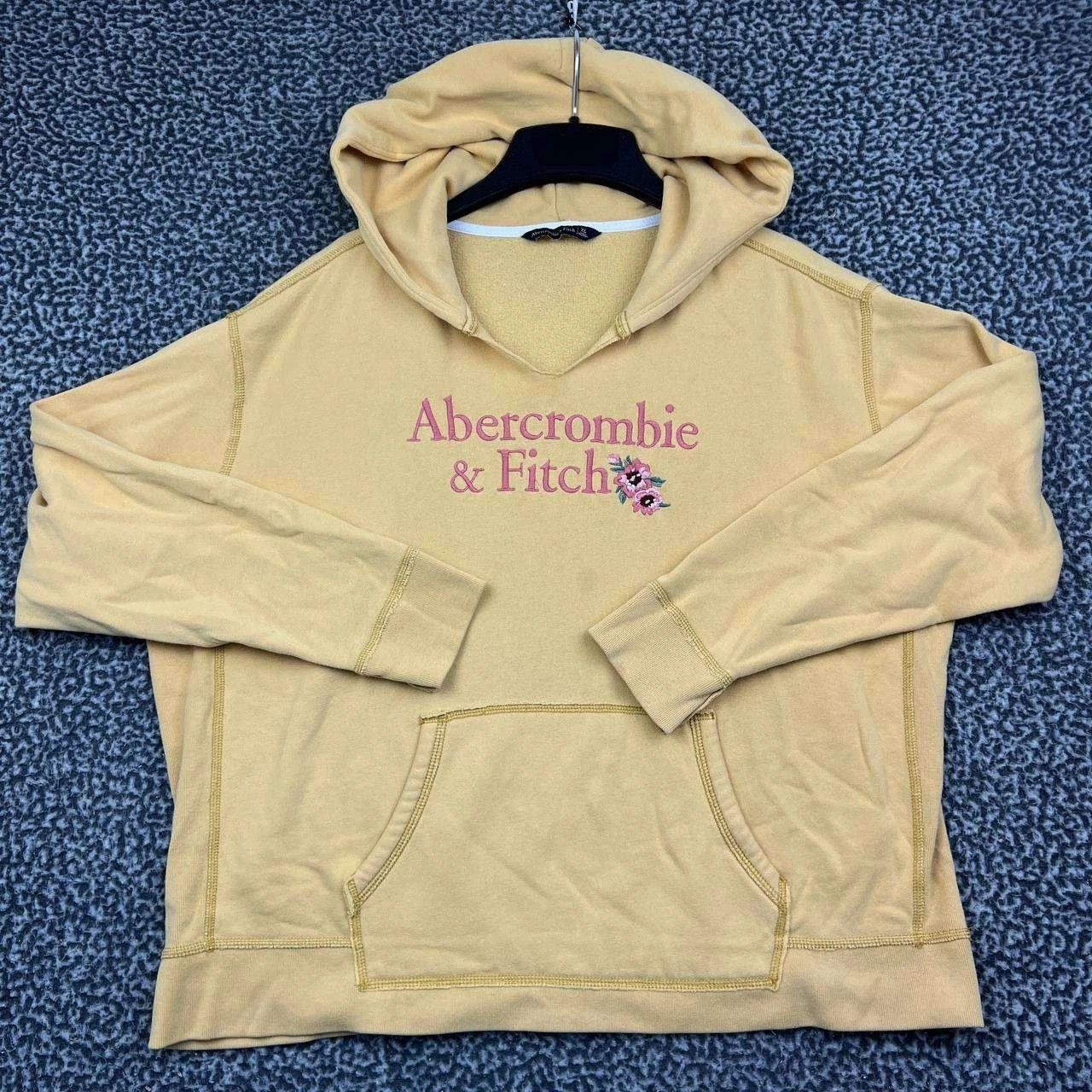 Abercrombie & Fitch Abercrombie & Fitch Hoodie Women Floral Embroidered XL Size XL / US 12-14 / IT 48-50 - 1 Thumbnail